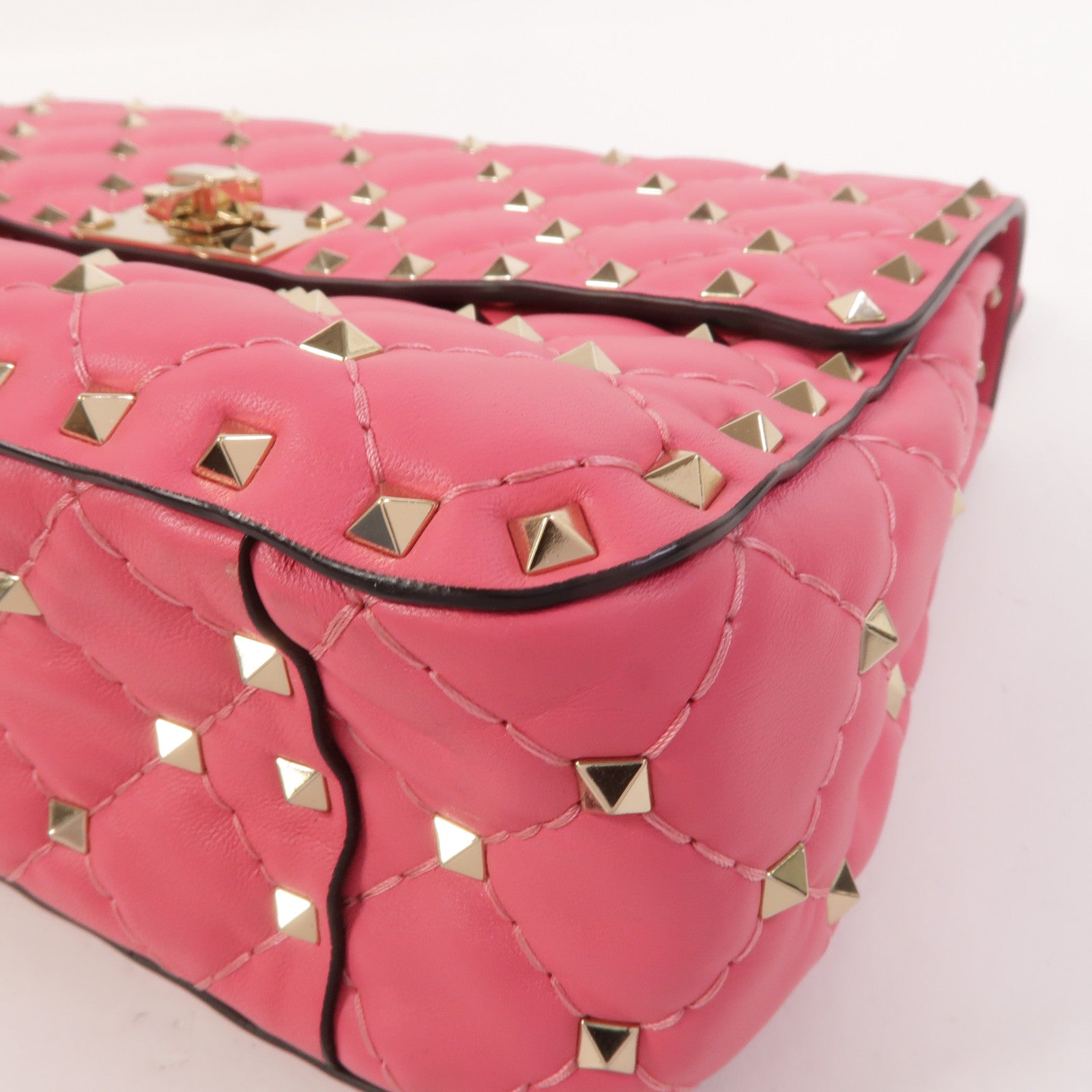 Valentino 牛皮皮革Rockstud Spike手挽肩背兩用袋