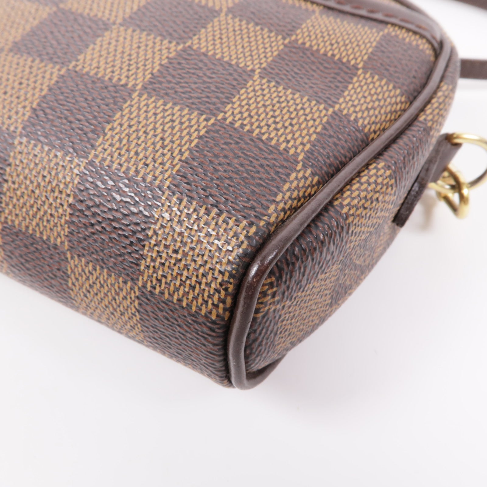 LOUIS VUITTON 【激減優惠】Damier Pochette Ipanema金扣肩背袋