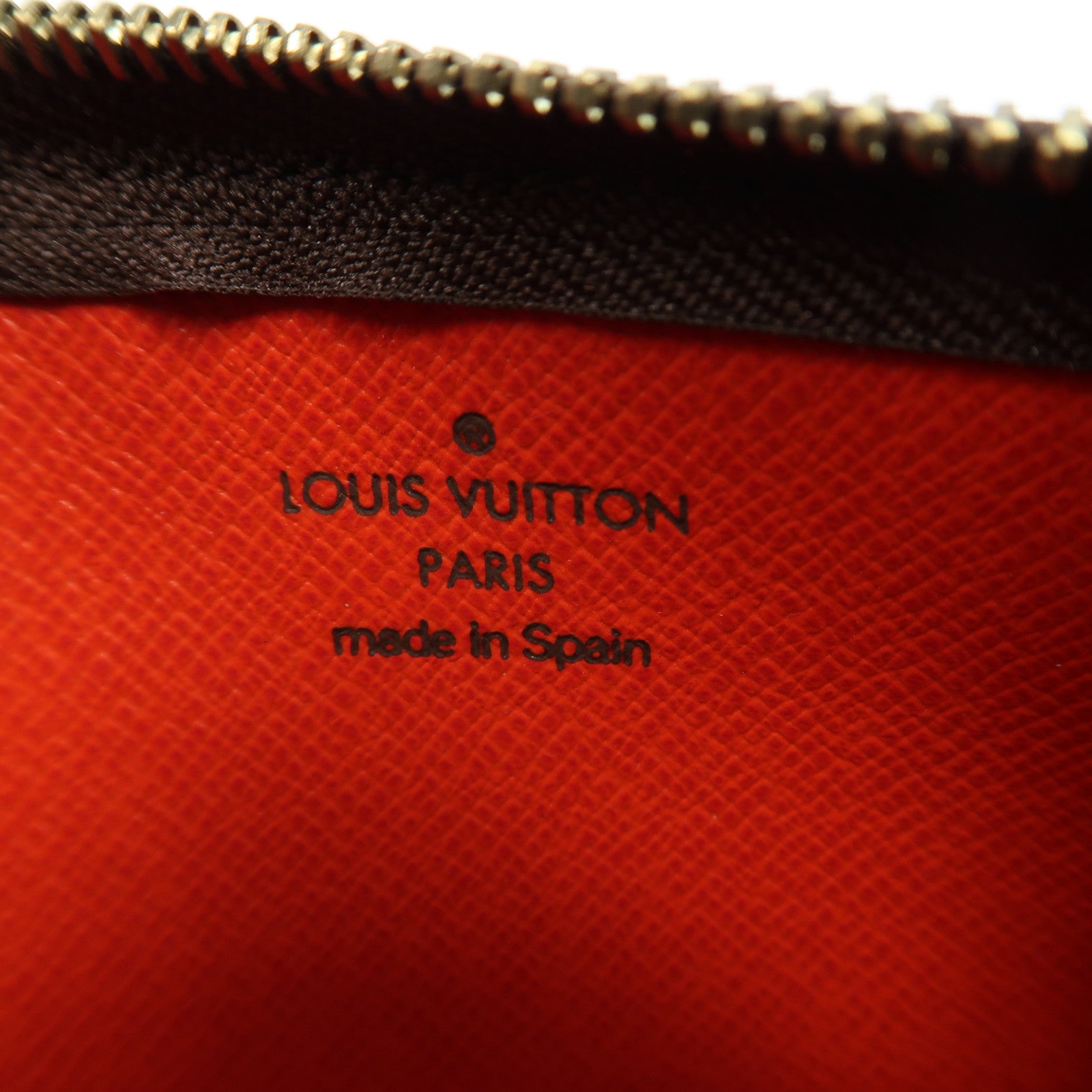 LOUIS VUITTON Monogram Coin Case金扣零錢包棕色