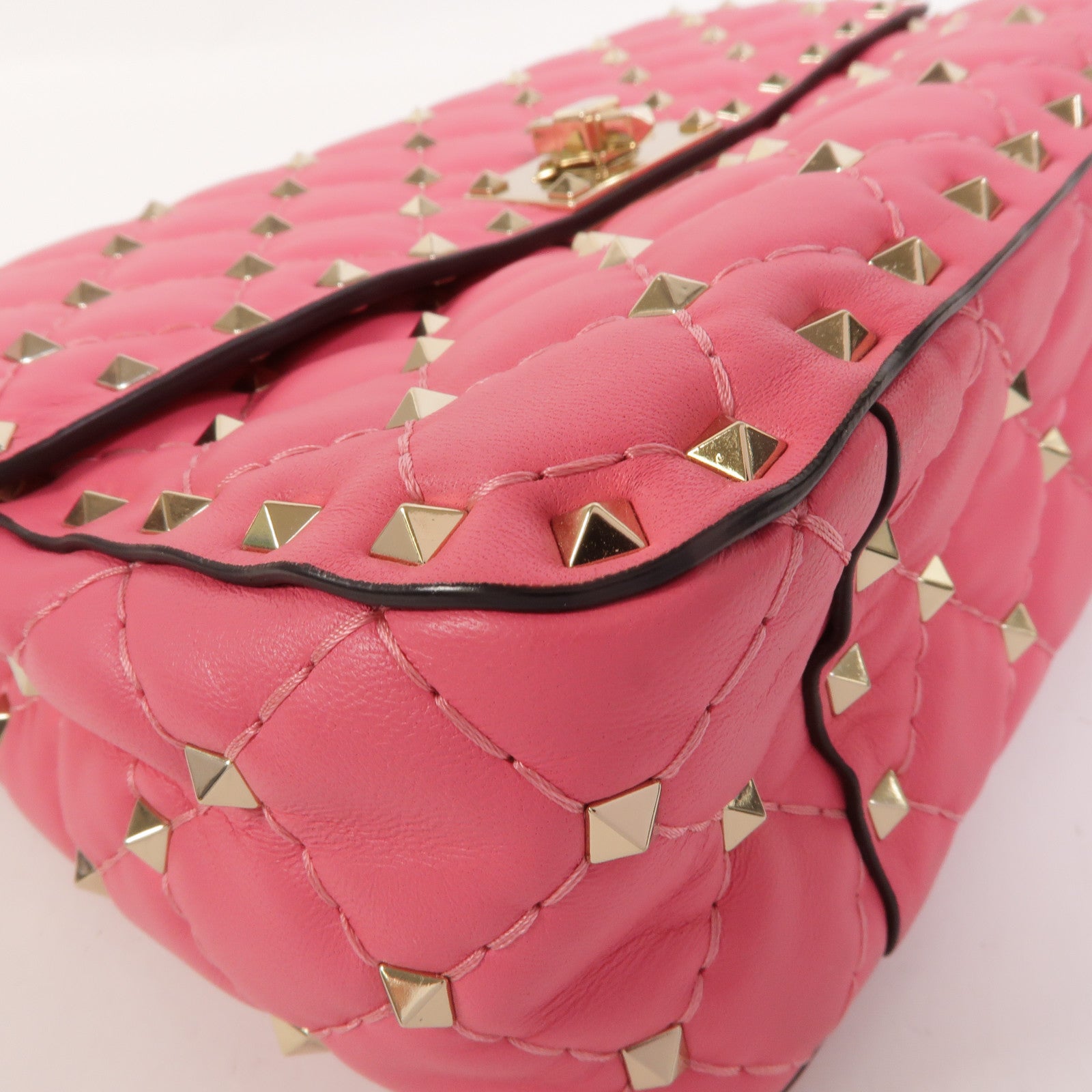 Valentino 牛皮皮革Rockstud Spike手挽肩背兩用袋