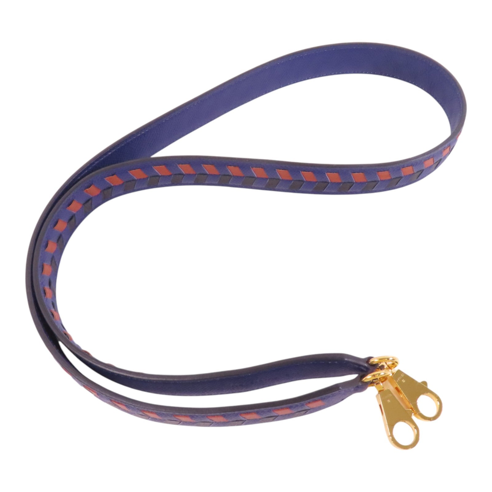 HERMES Epsom皮革Shoulder Strap銀扣肩帶