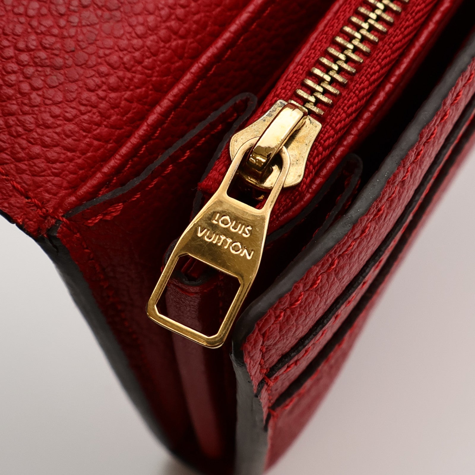 LOUIS VUITTON 【激減優惠】Monogram Empreinte Sarah Wallet金扣長錢包