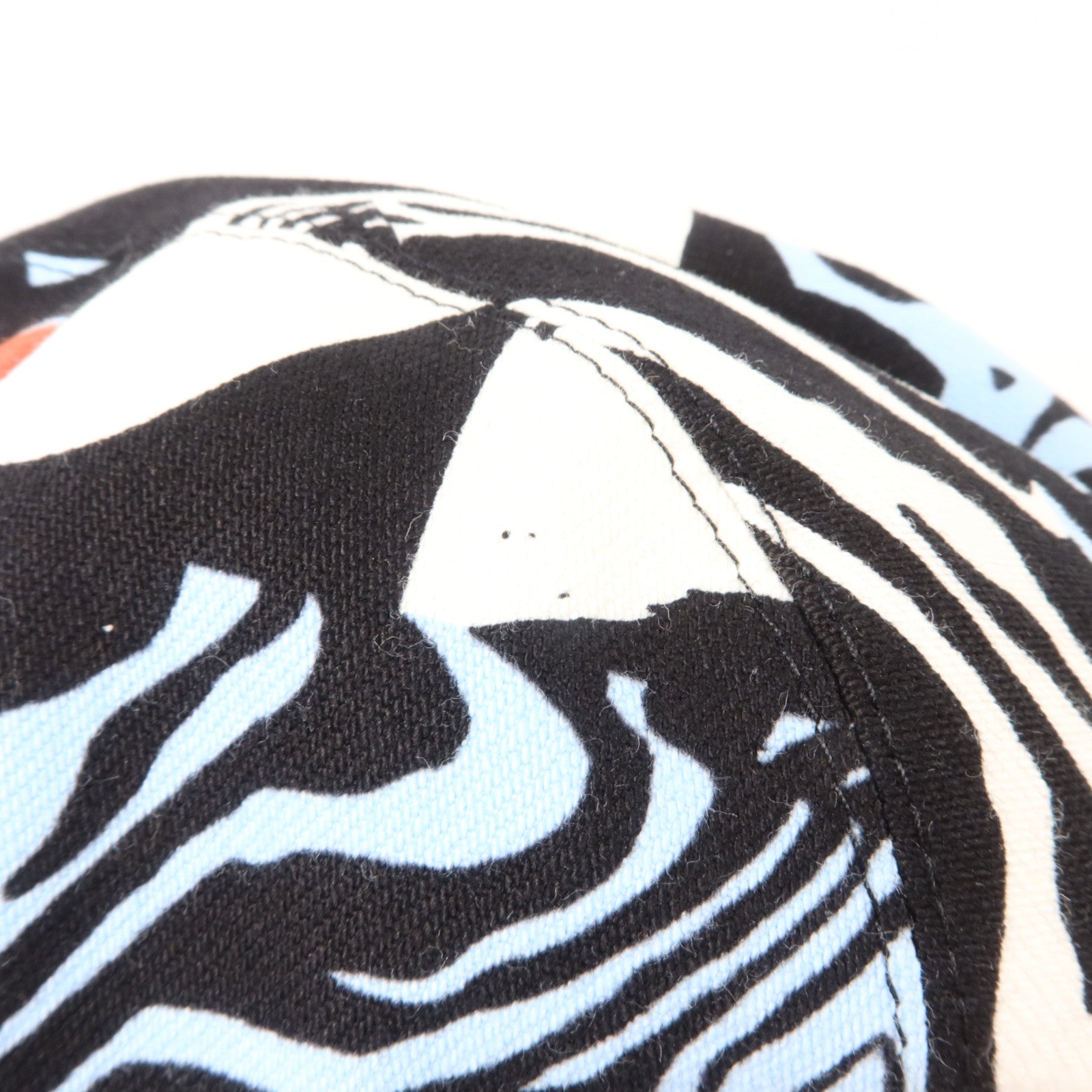HERMES 棉質/絲質Davis Jungle Love Hat帽子