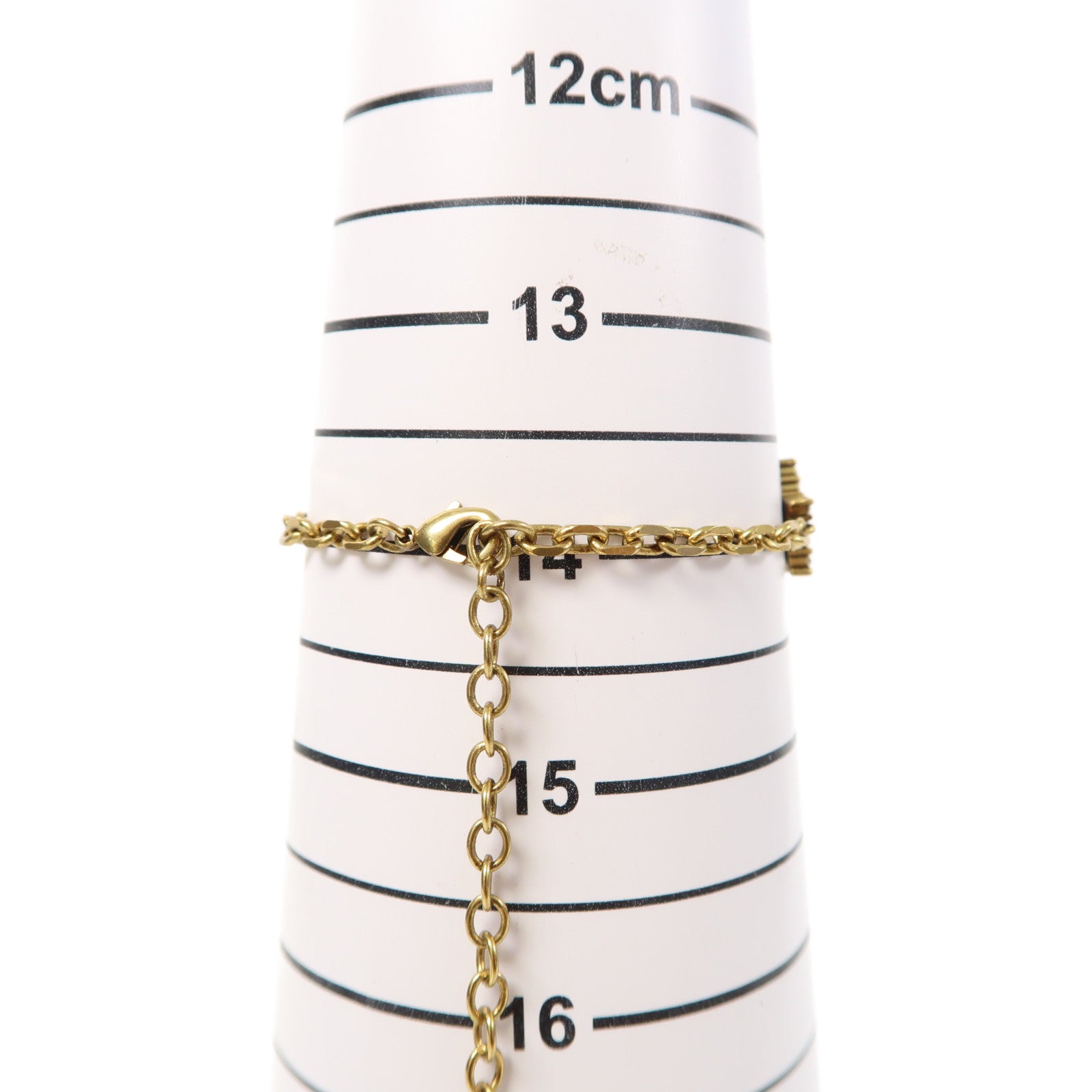 Dior 金屬/水晶J'Adior Bracelet手鏈金色