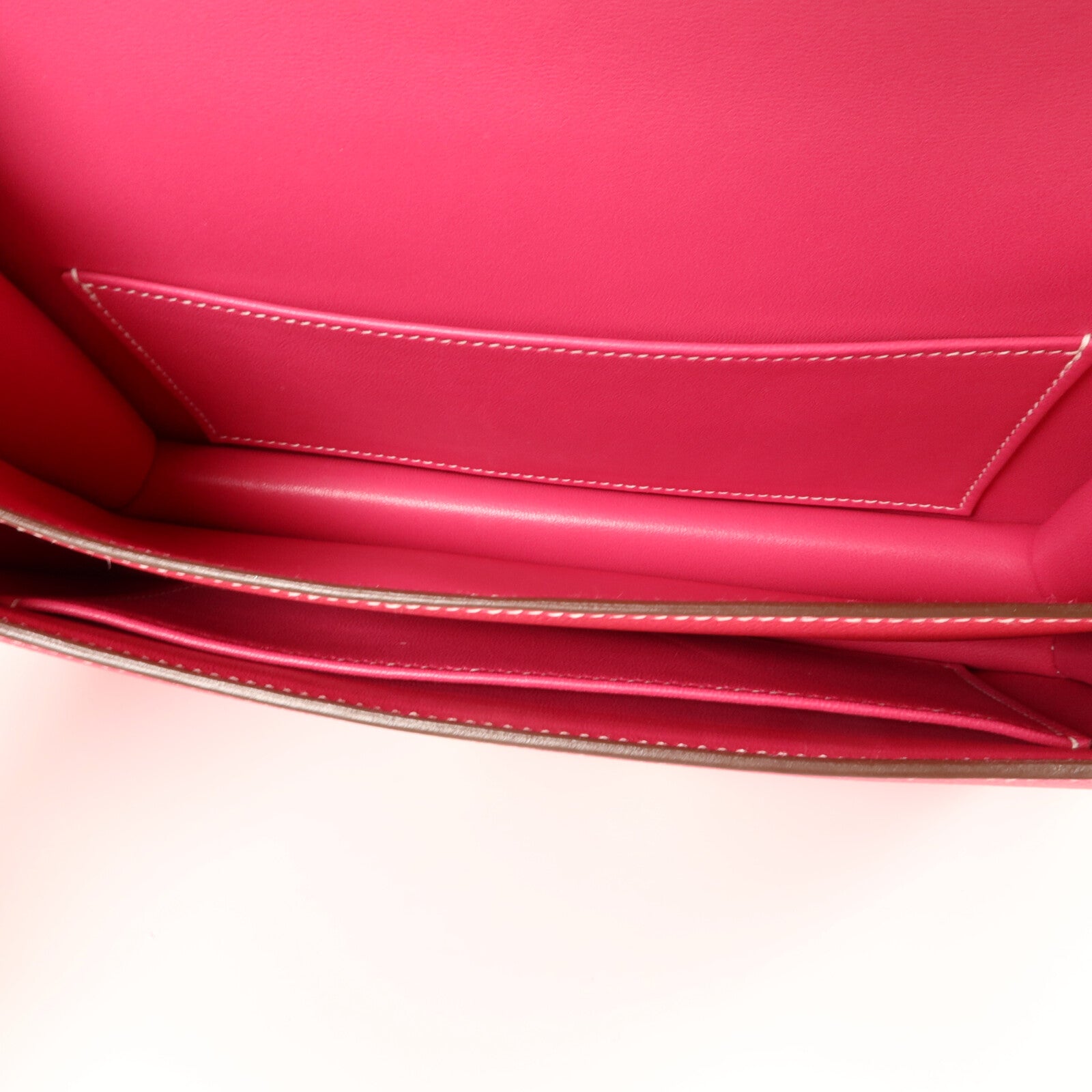 HERMES Epsom皮革Constance Elan肩背袋Rose Tyrien