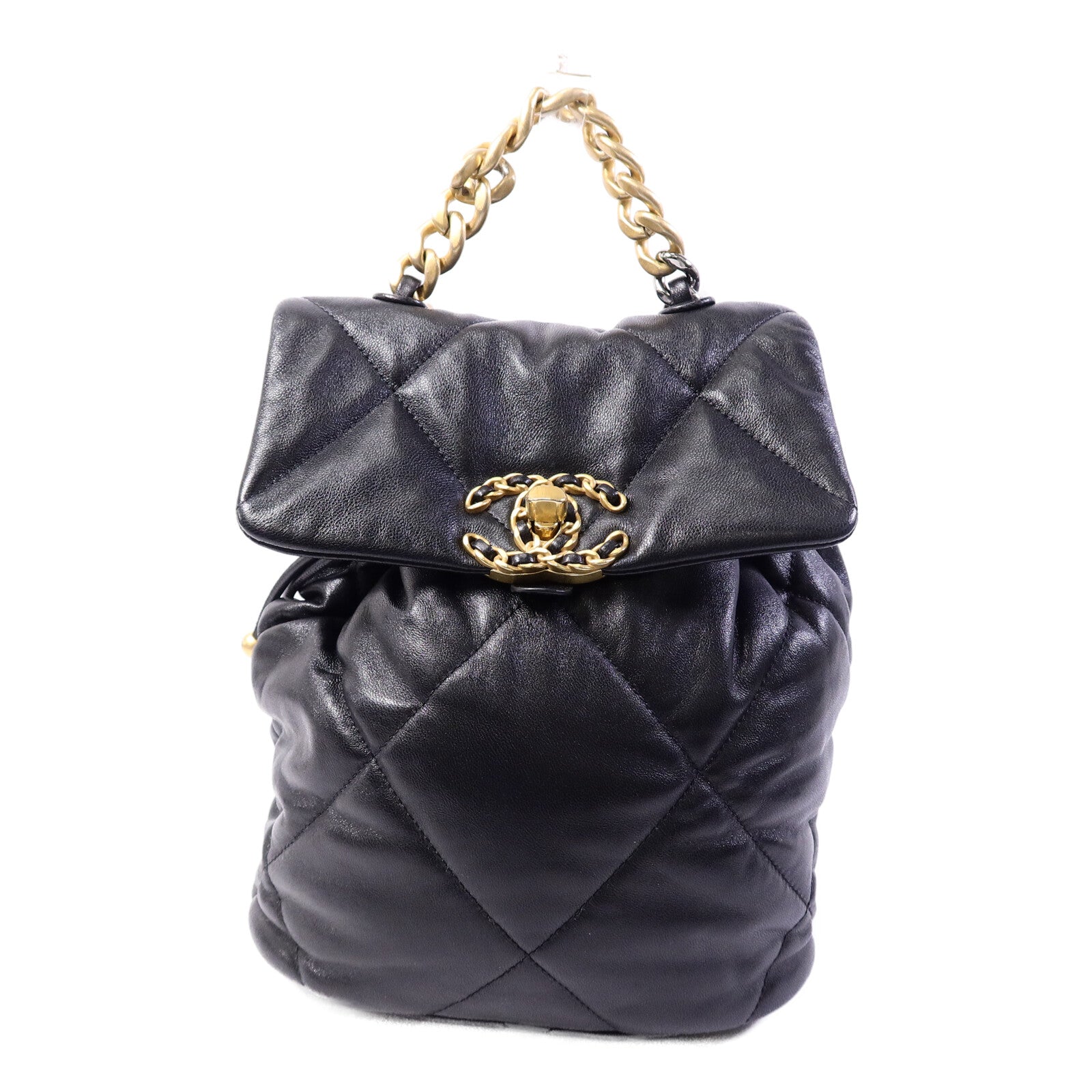 CHANEL 羊皮皮革Chanel 19 Backpack背包