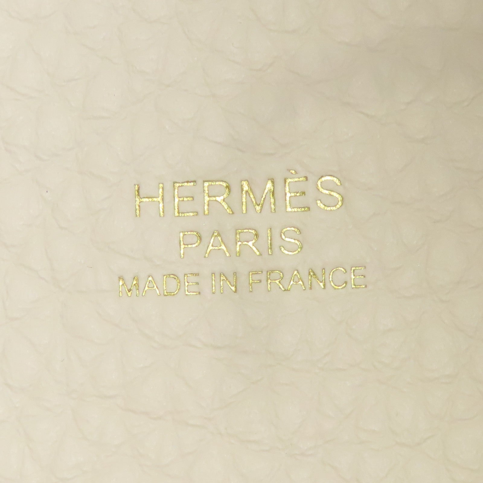 HERMES Clemence皮革Picotin PM金扣手挽袋Gris Pale