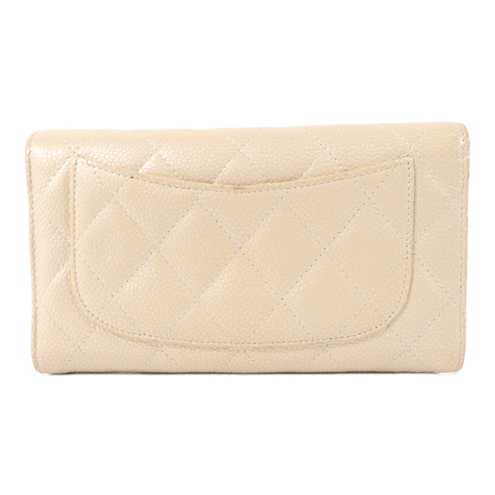 CHANEL 牛皮皮革Trifold Long Wallet長錢包