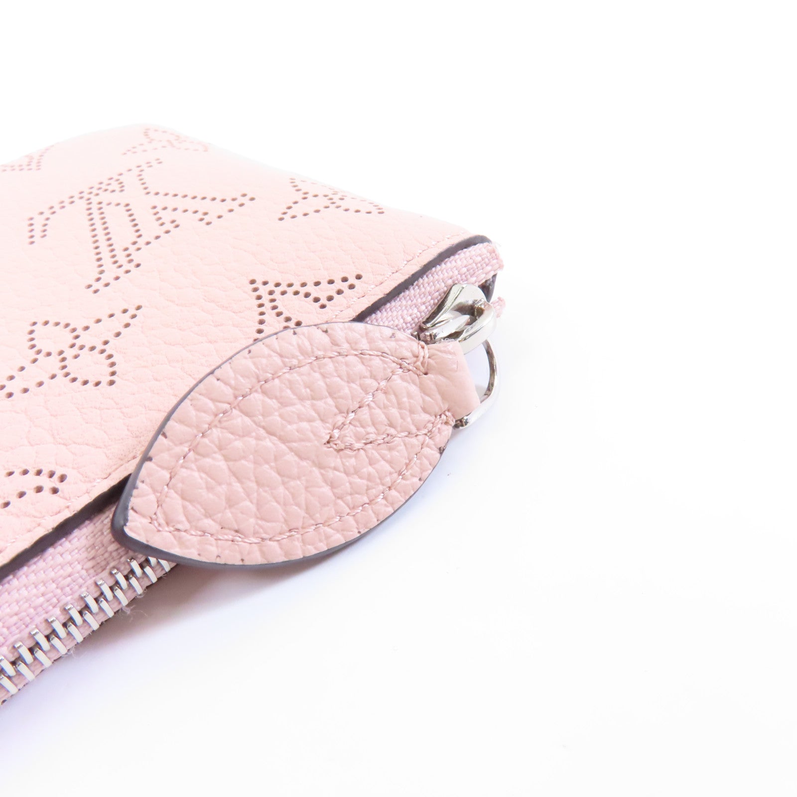 LOUIS VUITTON Mahina Key & Coin Case銀扣零錢包粉紅色