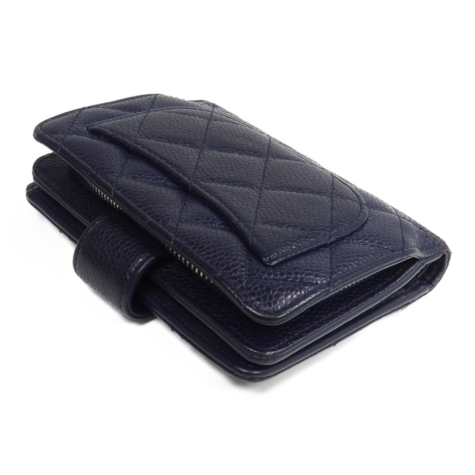 CHANEL 牛皮皮革Bifold Wallet錢包