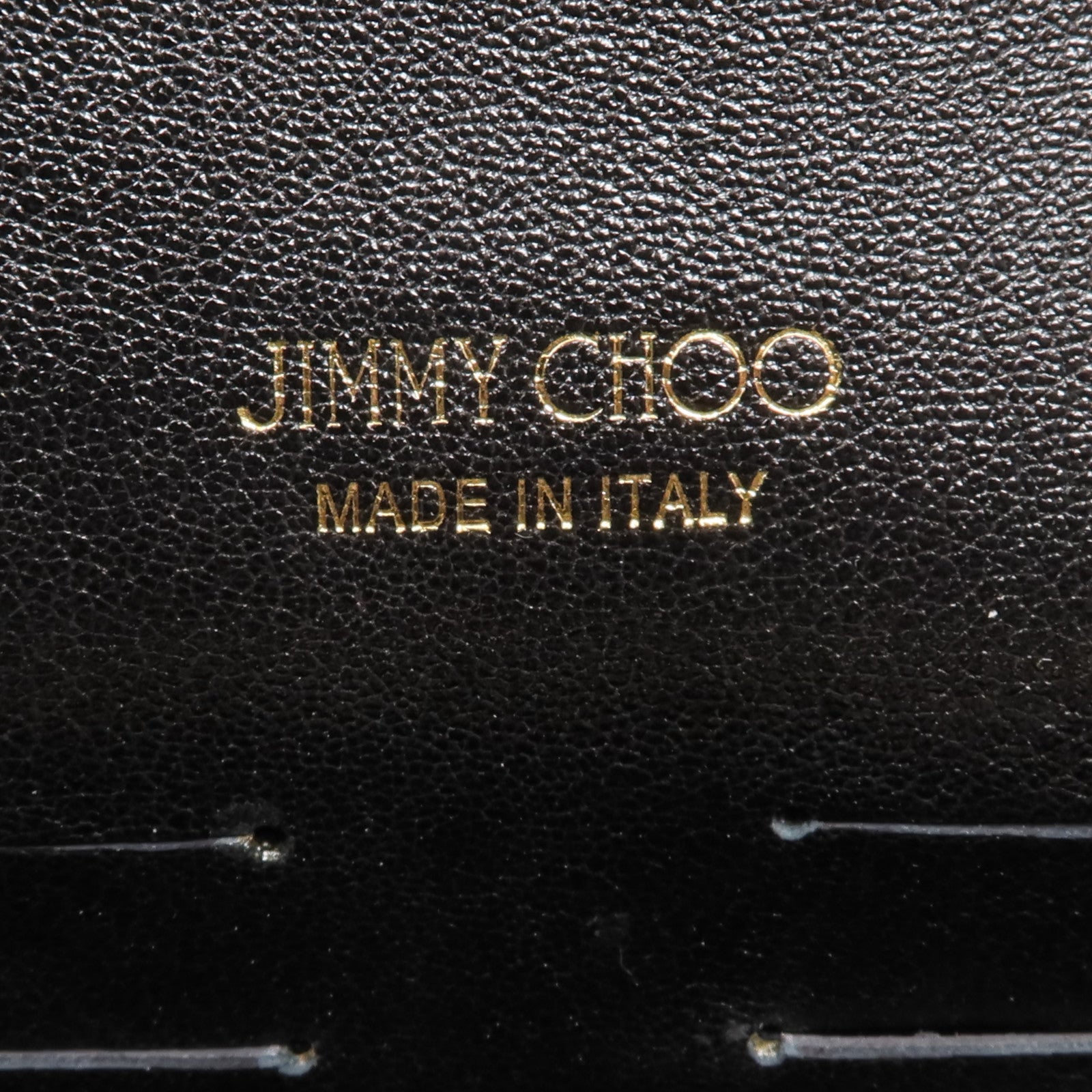 JIMMY CHOO 牛皮皮革Shoulder Bag金扣鏈帶肩背袋
