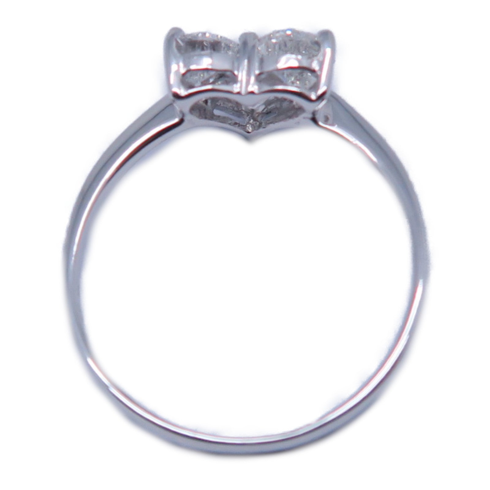 JEWELRY 【激減優惠】18K白金Heart Ring 0.82ct鑽石戒指US#5.5