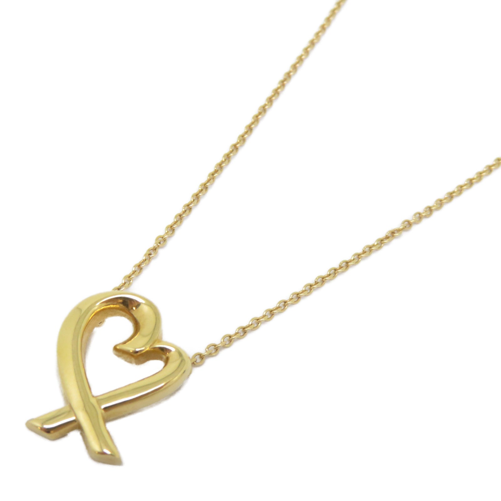TIFFANY＆CO 18K黃金Loving Heart Necklace項鍊