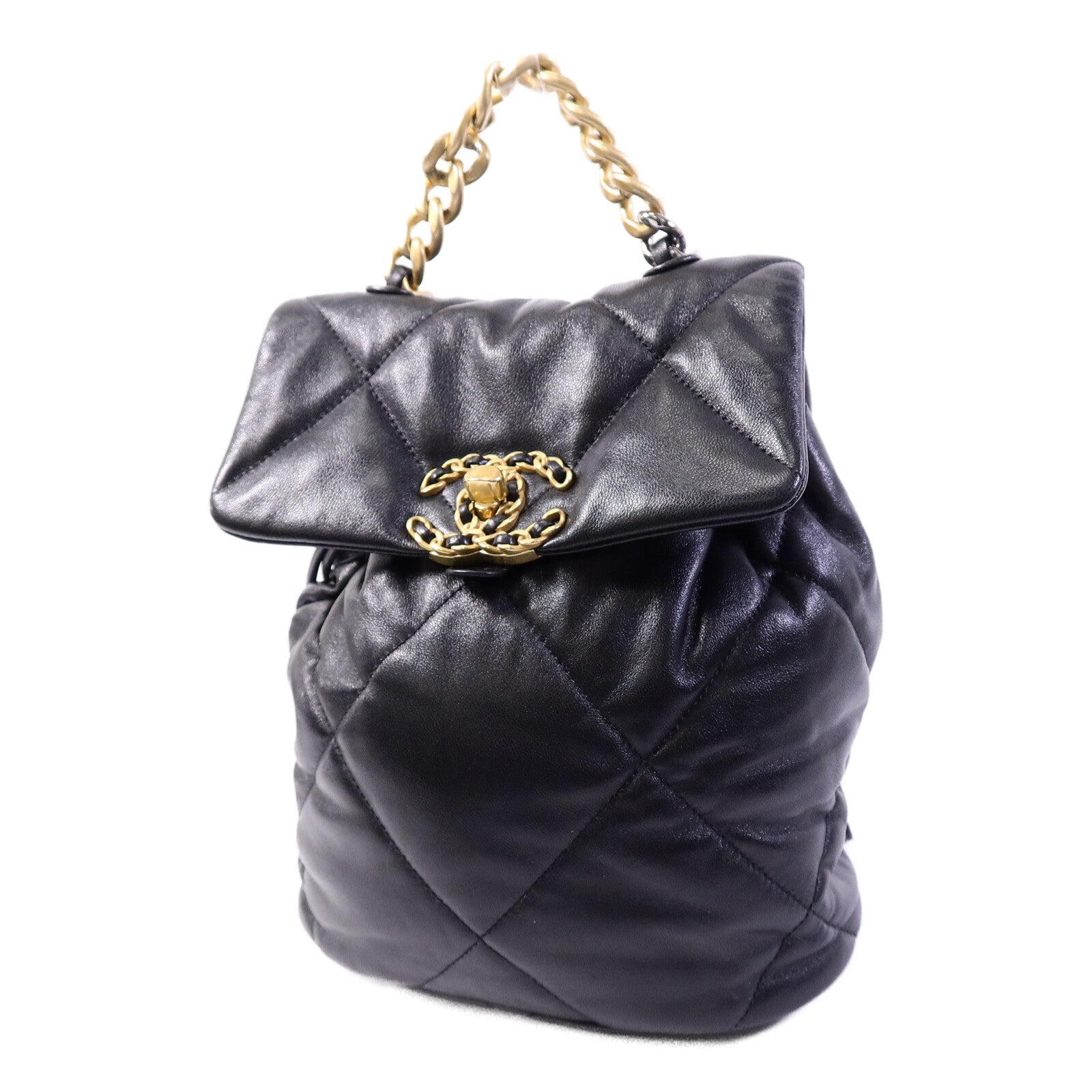 CHANEL 羊皮皮革Chanel 19 Backpack背包