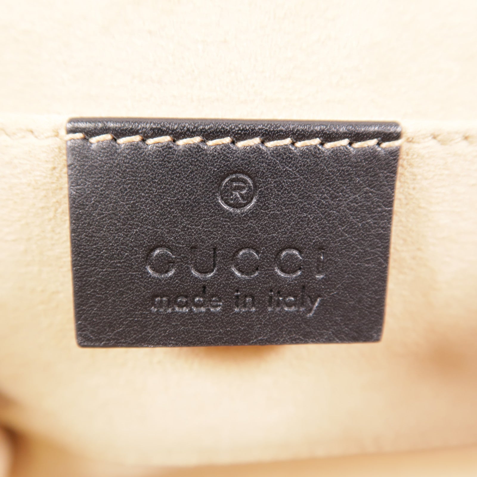 GUCCI 塗層帆布Padlock金扣鏈帶肩背袋