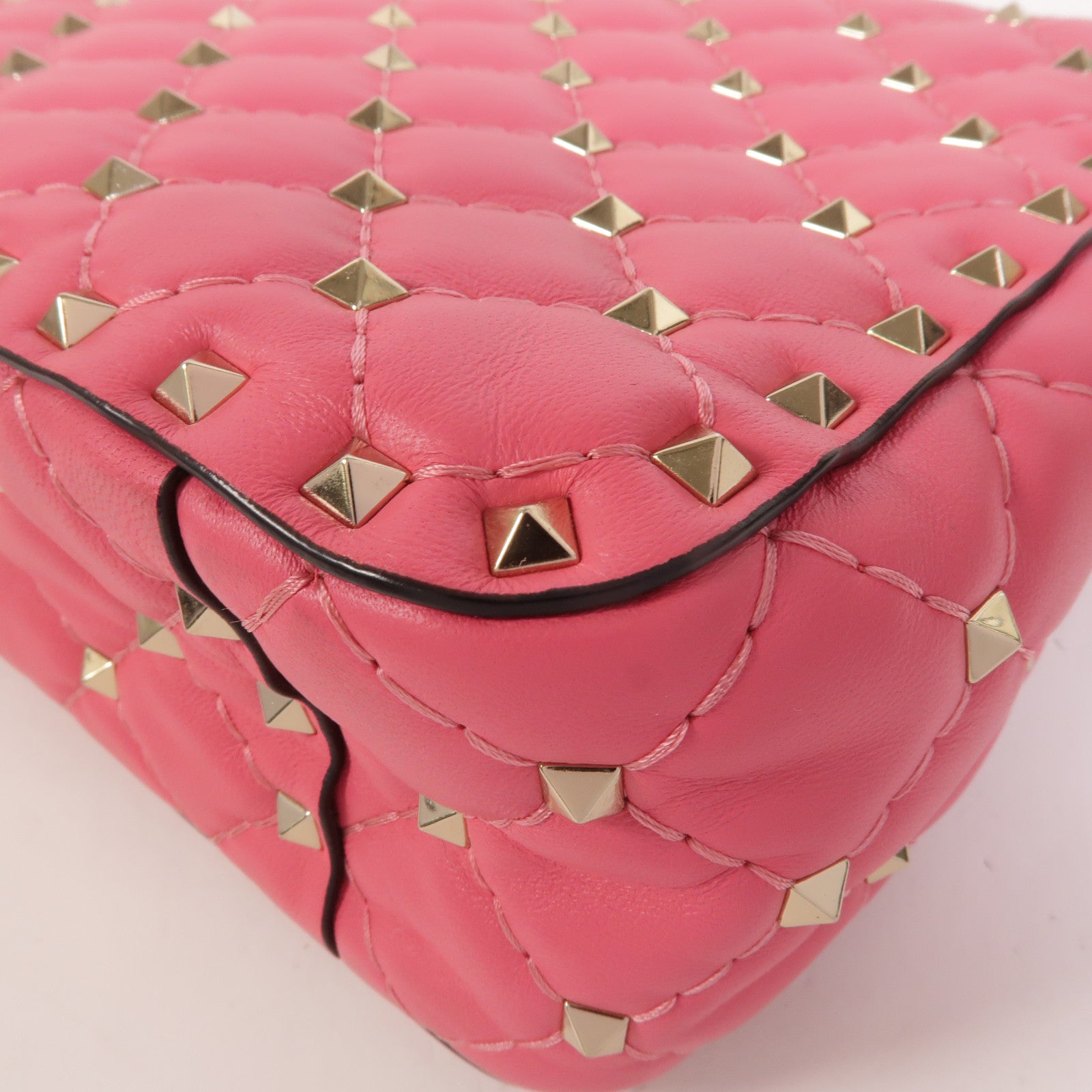 Valentino 牛皮皮革Rockstud Spike手挽肩背兩用袋