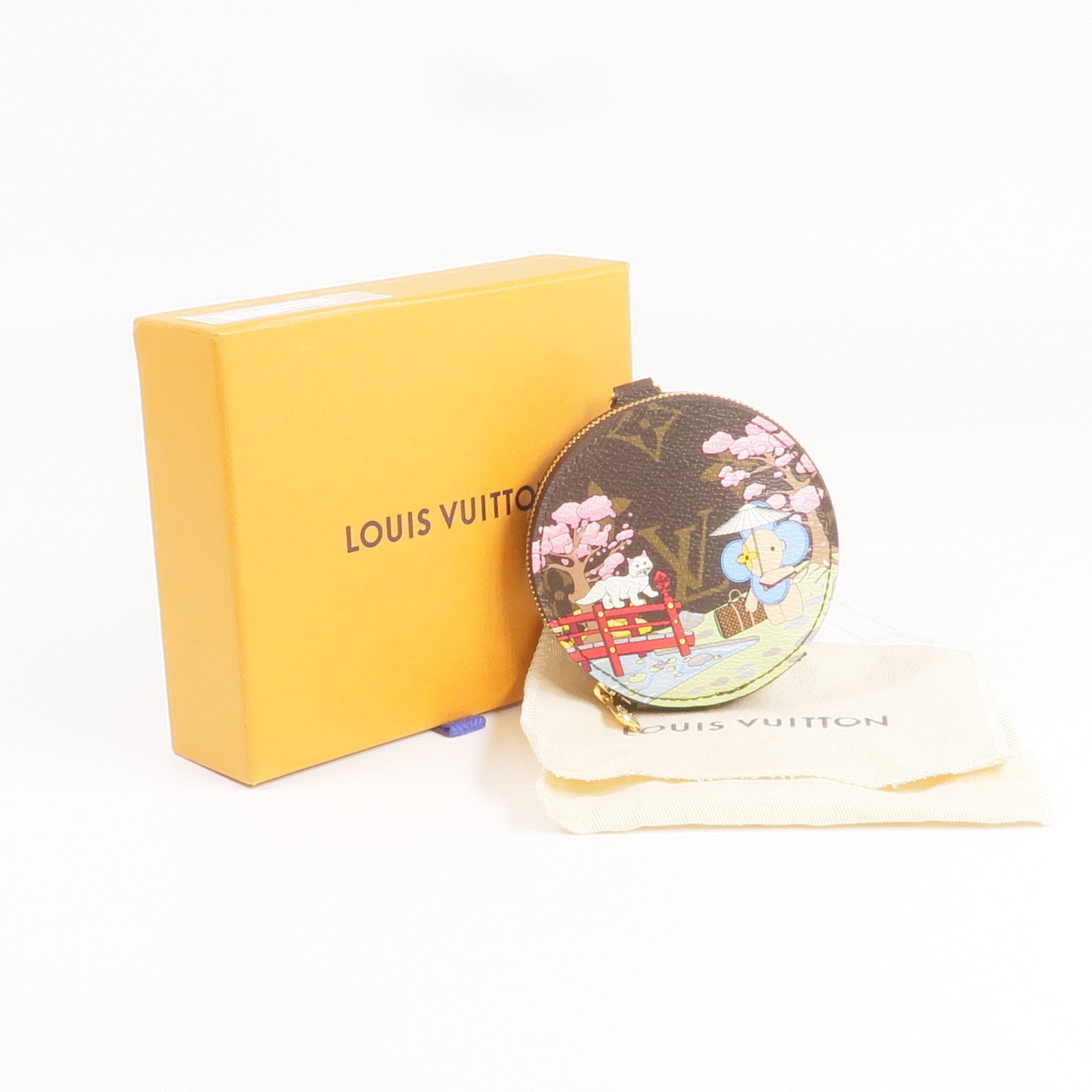 LOUIS VUITTON Monogram Coin Case金扣零錢包