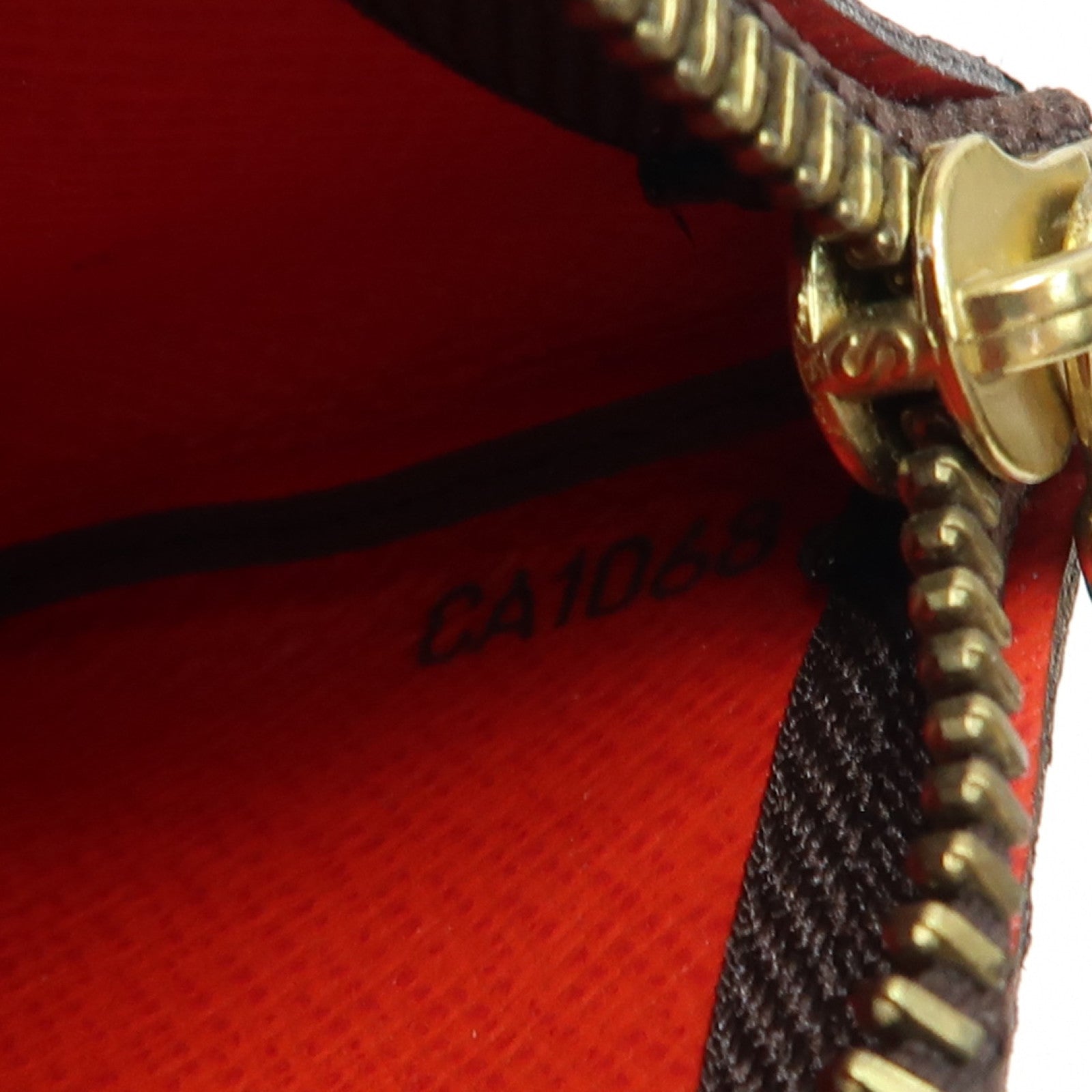 LOUIS VUITTON Monogram Coin Case金扣零錢包棕色