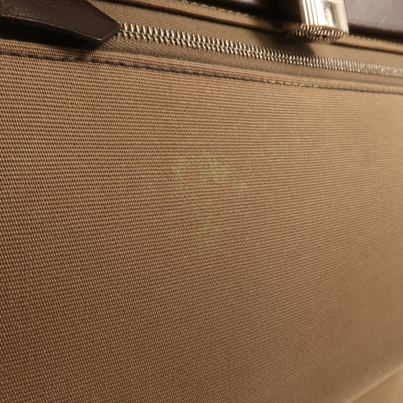 HERMES 【激減優惠】帆布Herbag PM銀扣手挽肩背兩用袋Etoupe