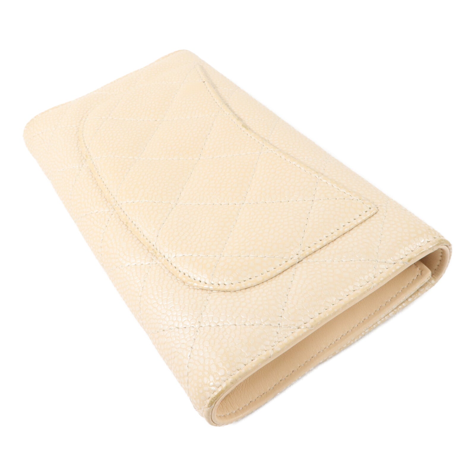 CHANEL 牛皮皮革Trifold Long Wallet長錢包