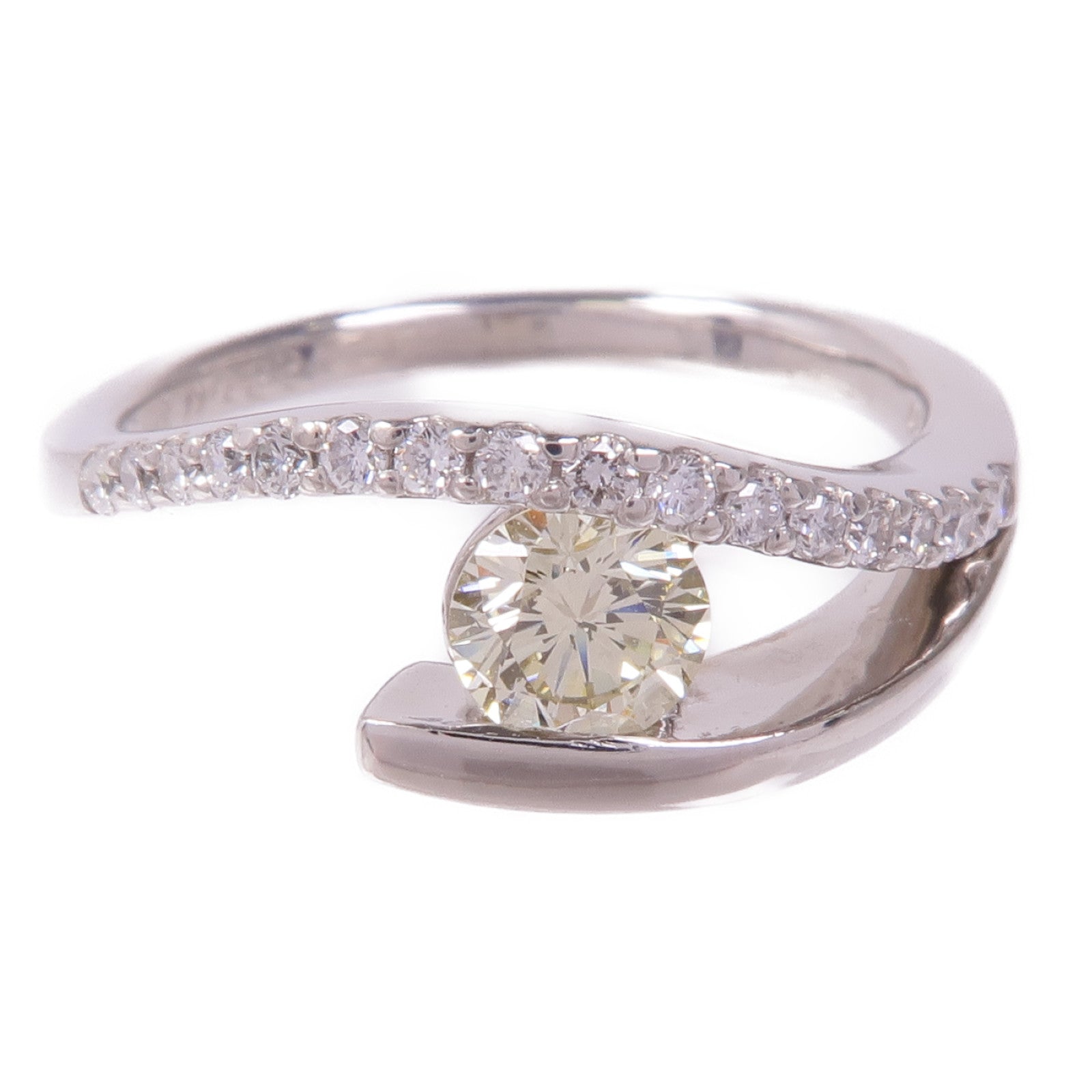 JEWELRY PT900鉑金Diamod Ring鑽石戒指US#8
