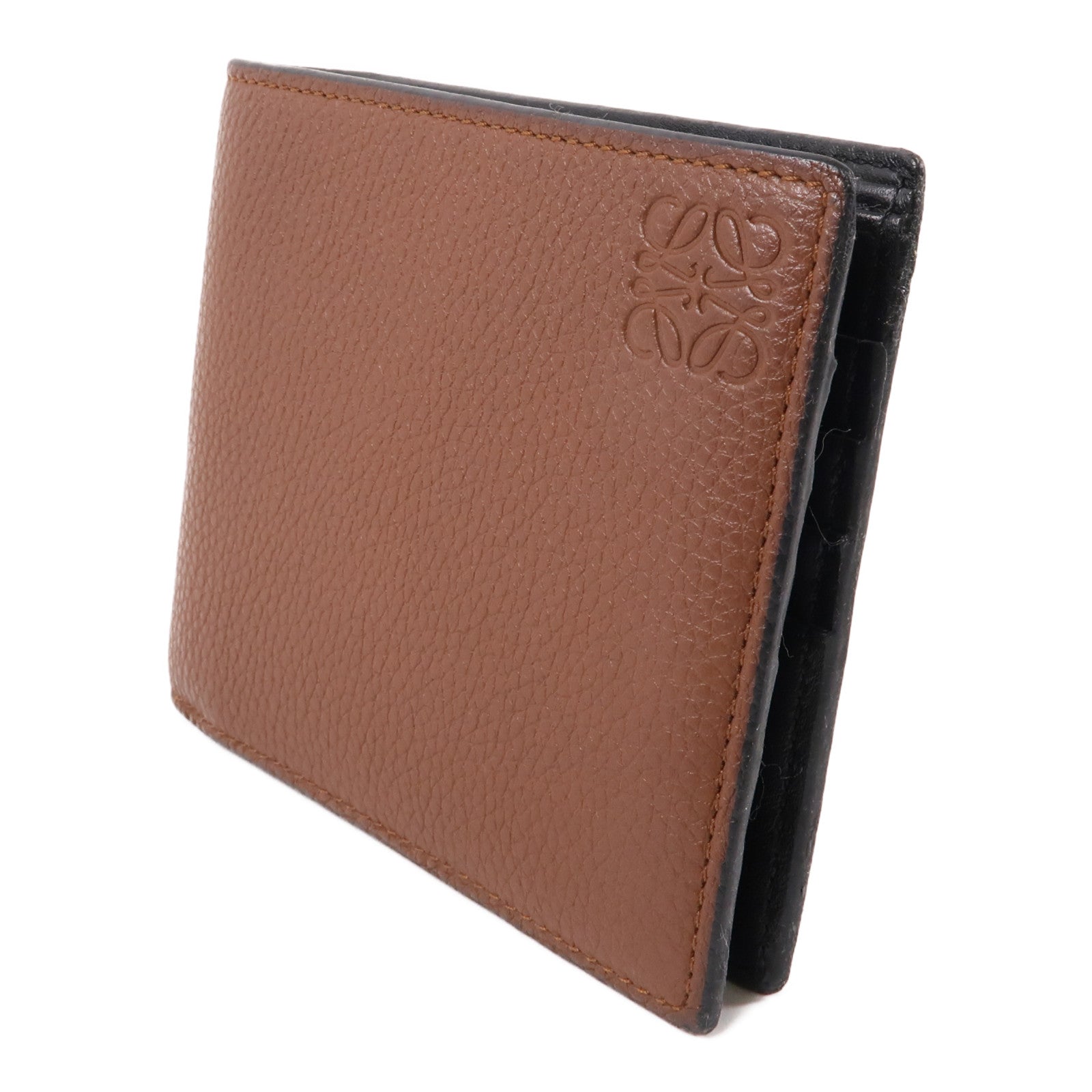 LOEWE 牛皮皮革Wallet錢包棕色