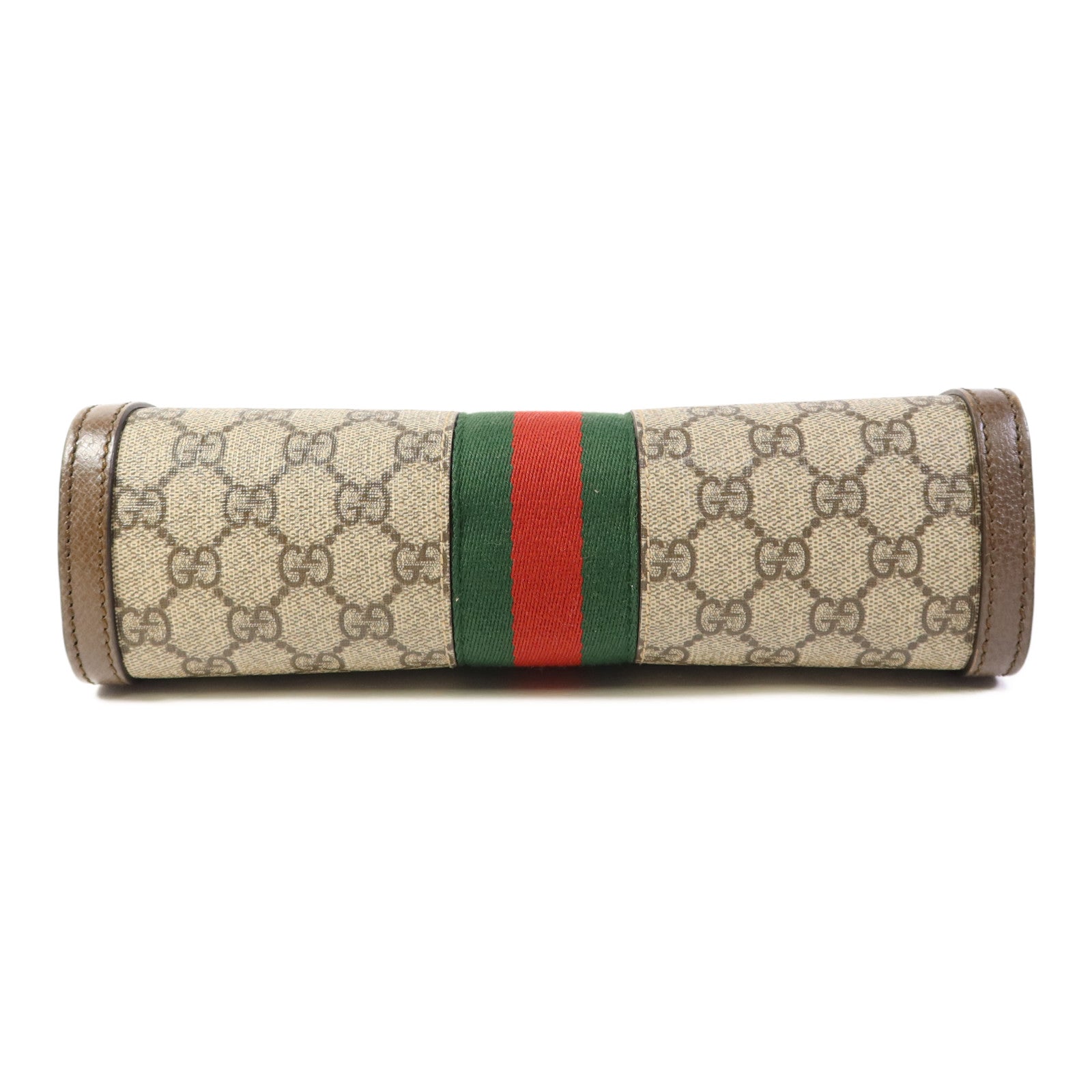 GUCCI 塗層帆布Ophidia GG Chain Shoulder Bag金扣鏈帶肩背袋