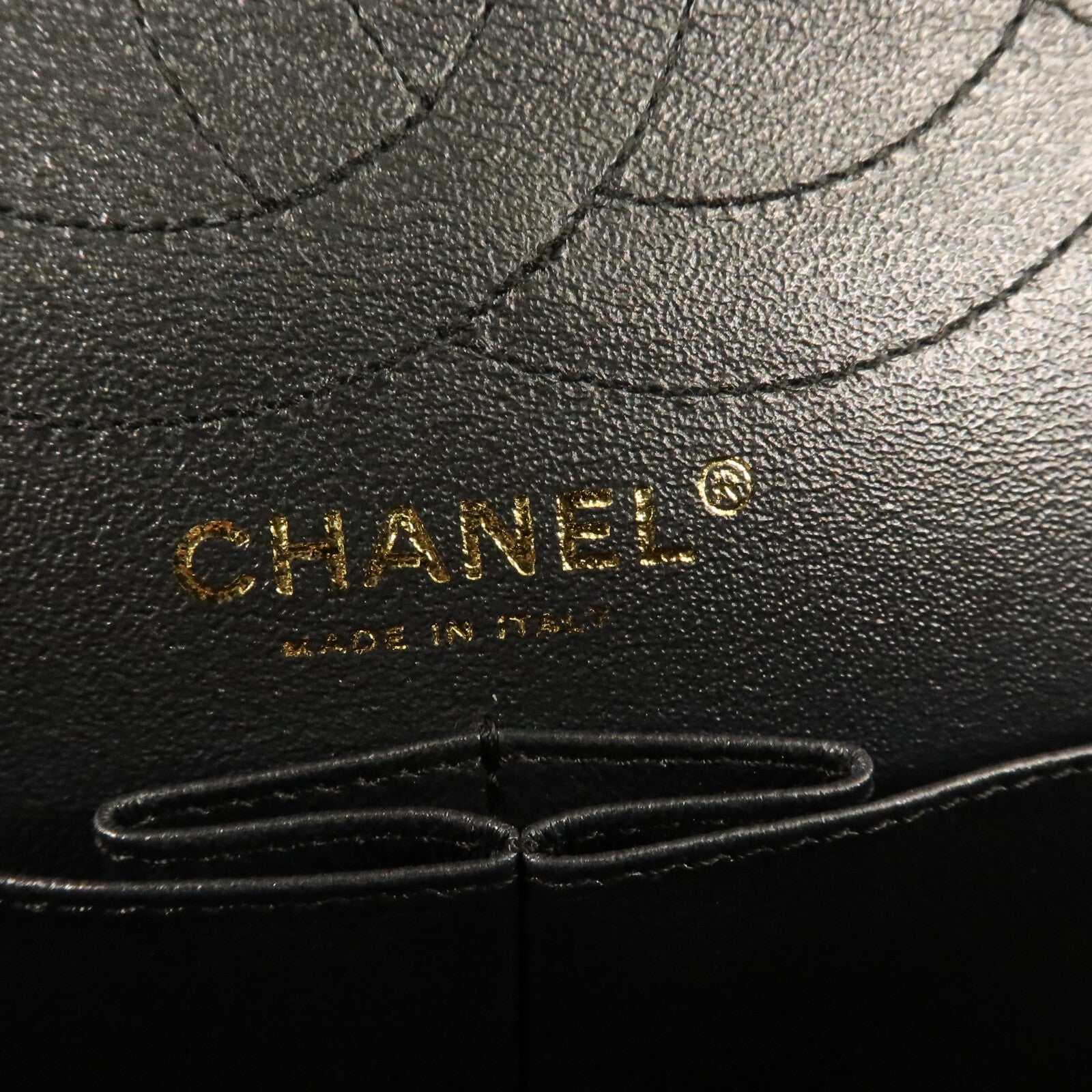CHANEL 牛皮皮革2.55 Large鏈帶肩背袋