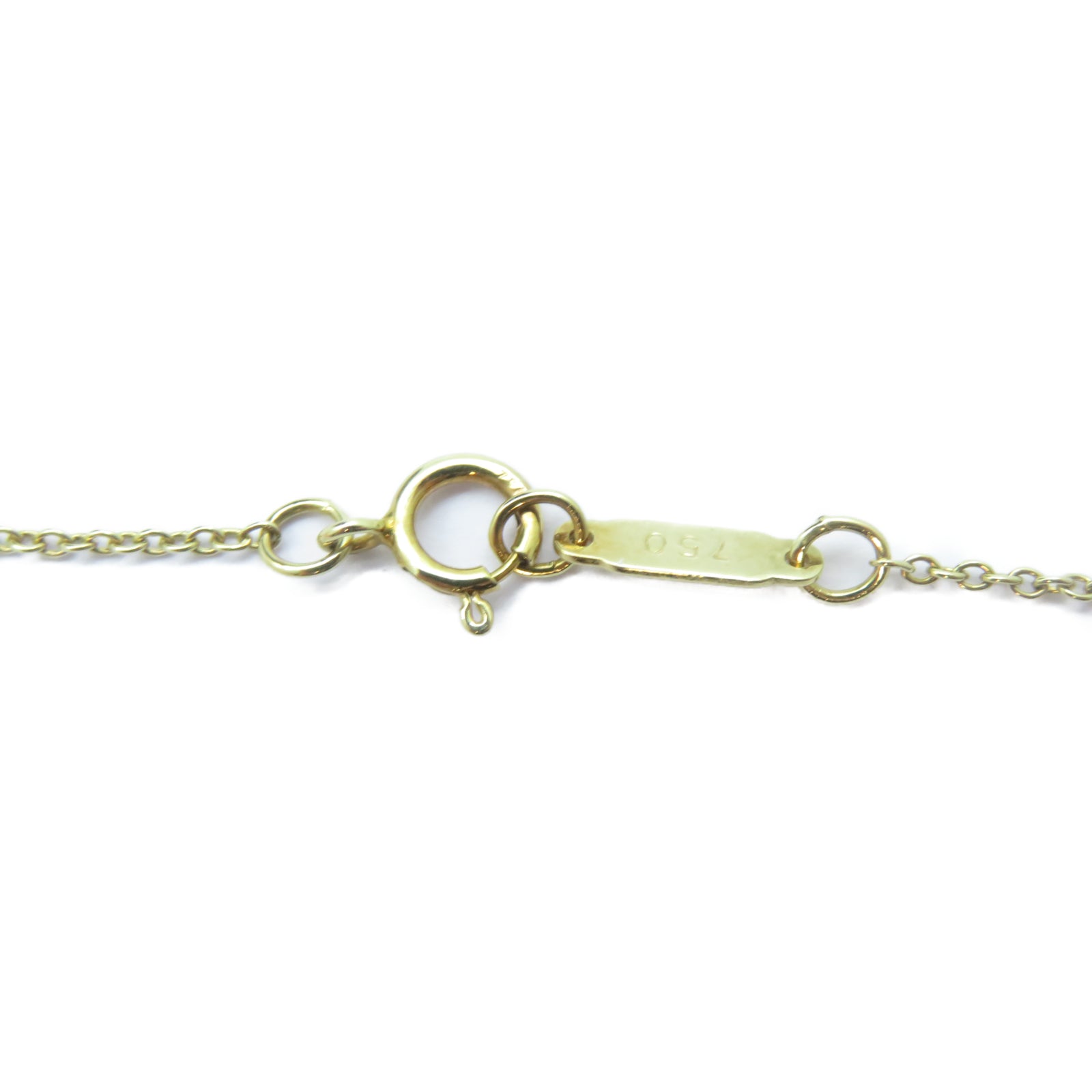 TIFFANY＆CO 18K黃金Heart Diamond Neckalce鑽石項鍊