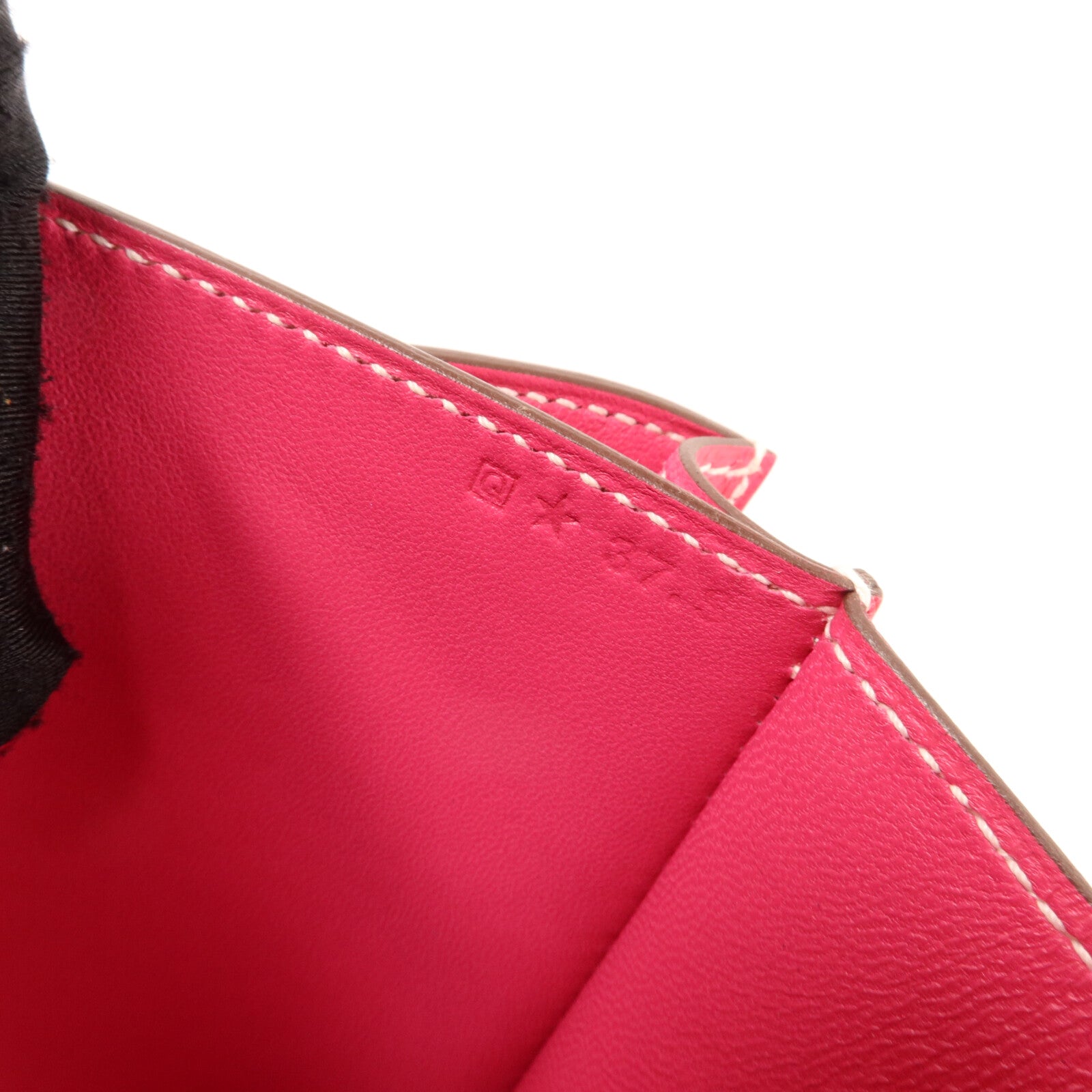 HERMES Epsom皮革Constance Elan肩背袋Rose Tyrien
