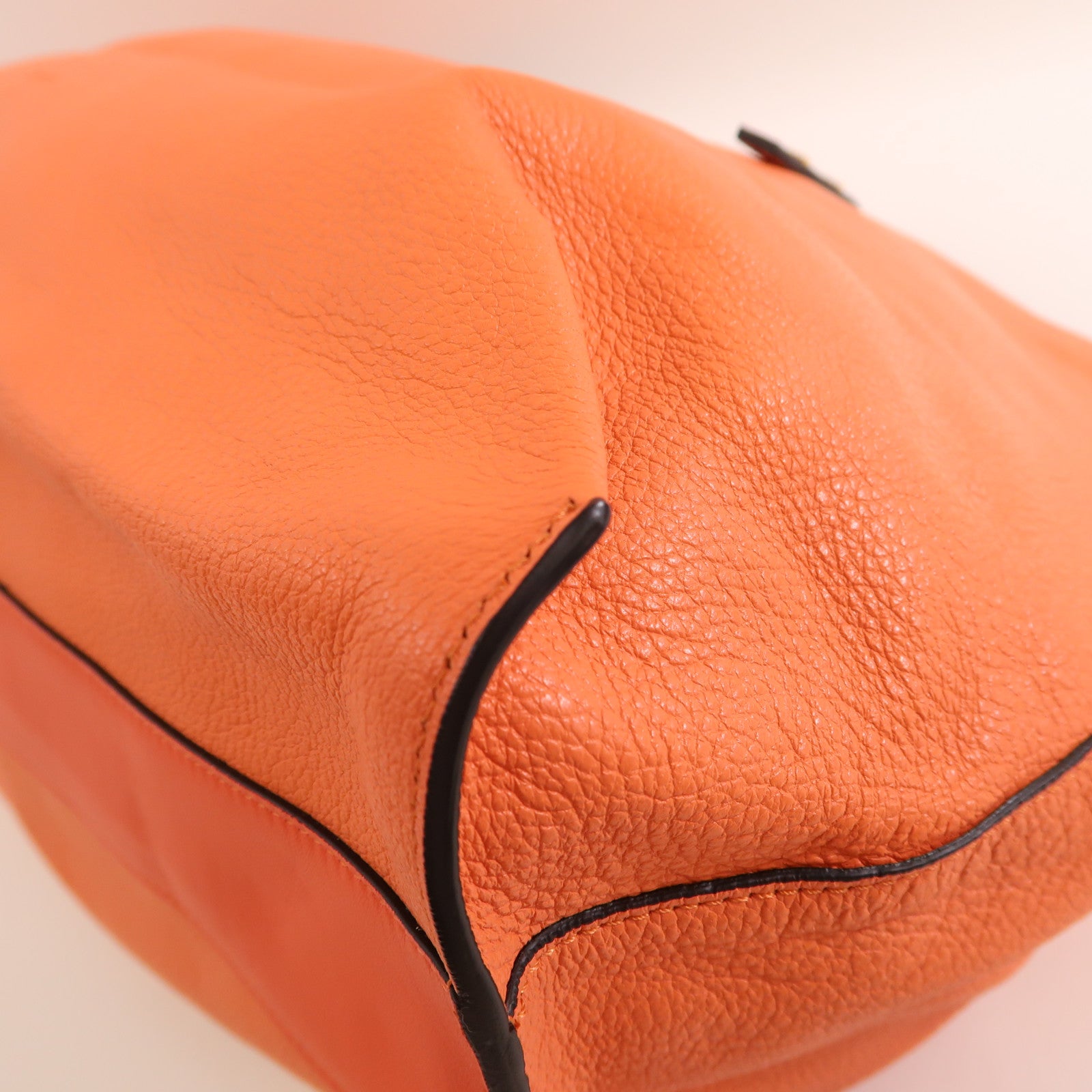 Chloe 牛皮皮革Tote Bag金扣肩背袋