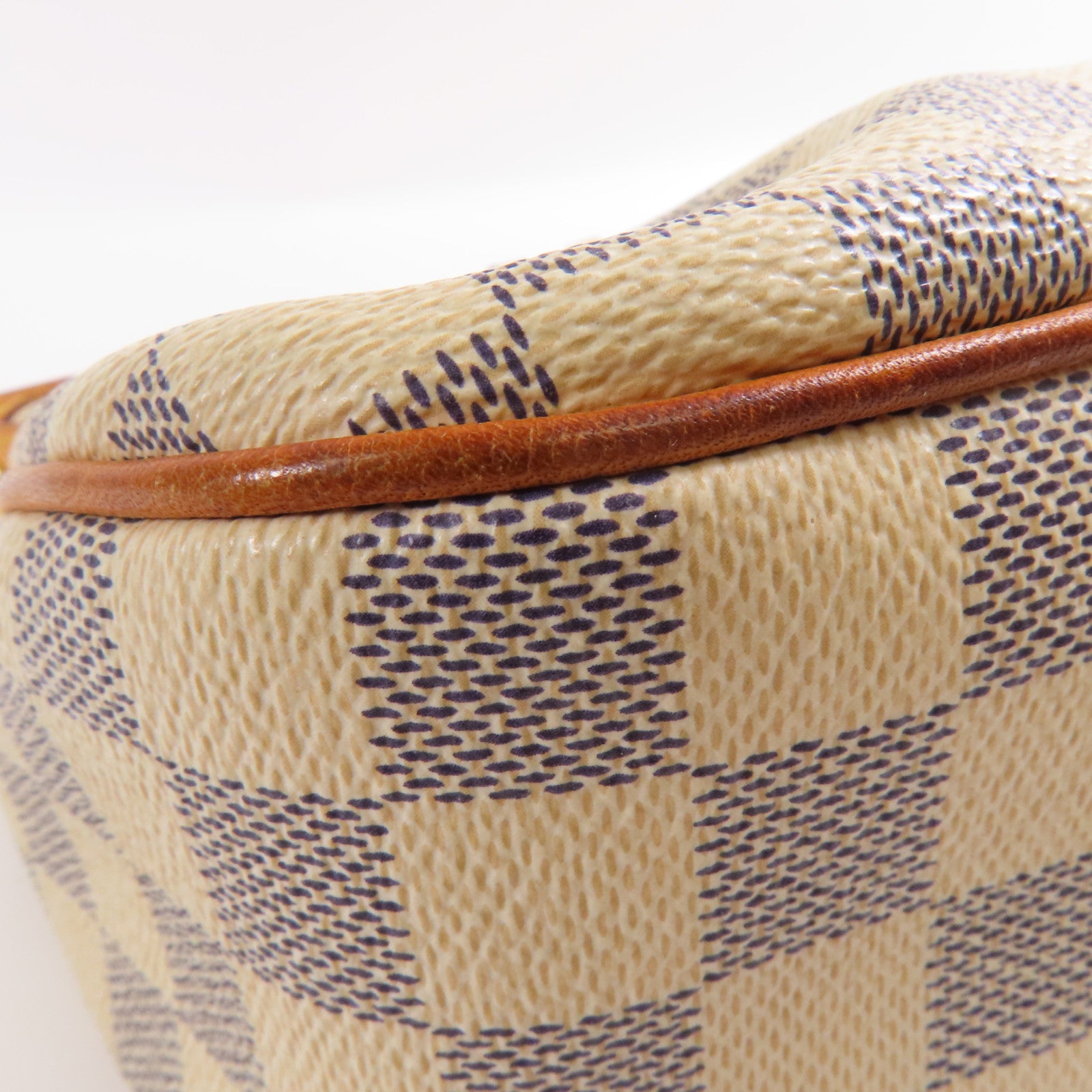 LOUIS VUITTON Damier Azur Siracusa PM金扣肩背袋