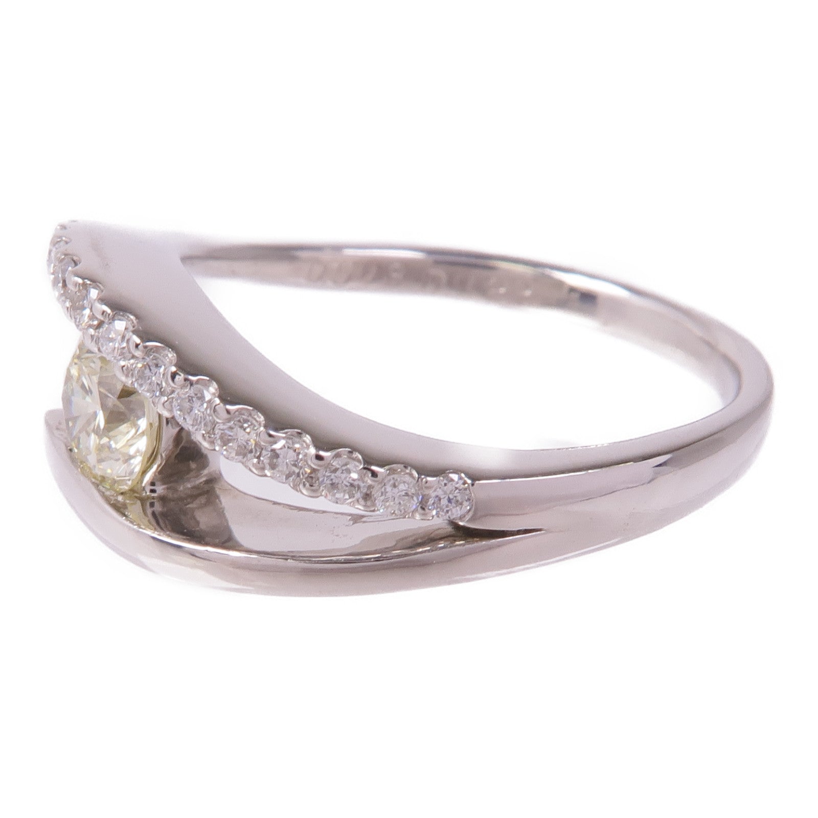 JEWELRY PT900鉑金Diamod Ring鑽石戒指US#8