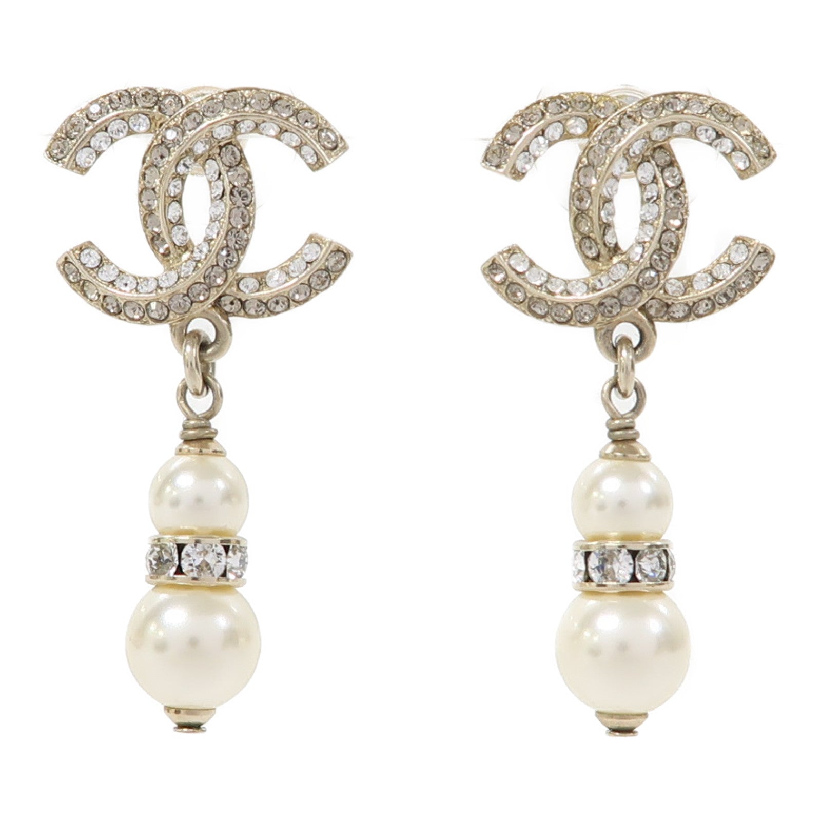 CHANEL 金屬Earrings耳環金色