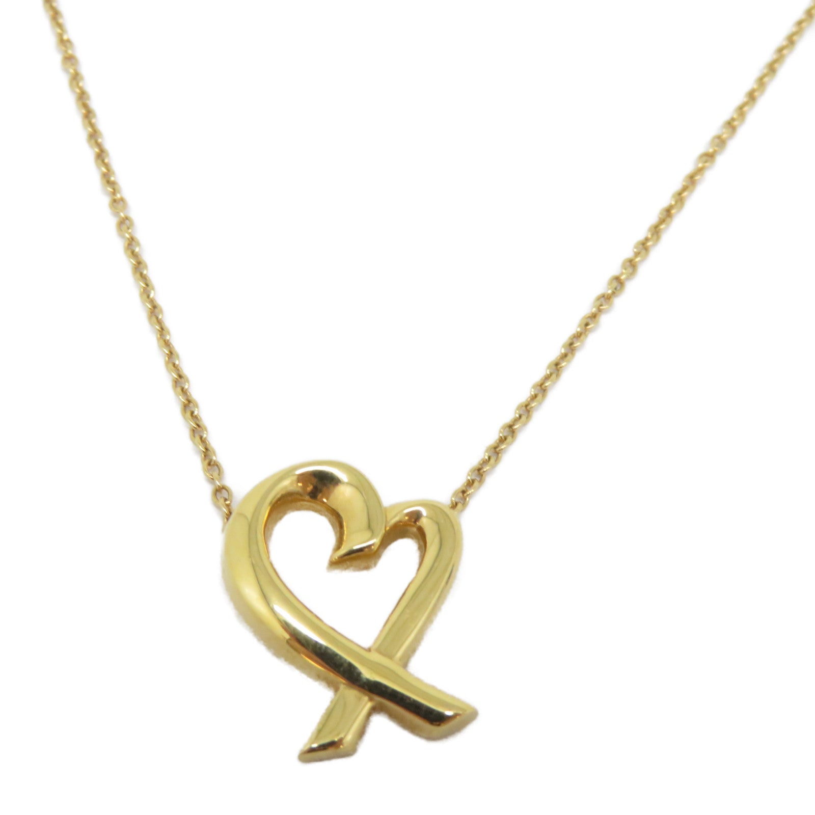 TIFFANY＆CO 18K黃金Loving Heart Necklace項鍊