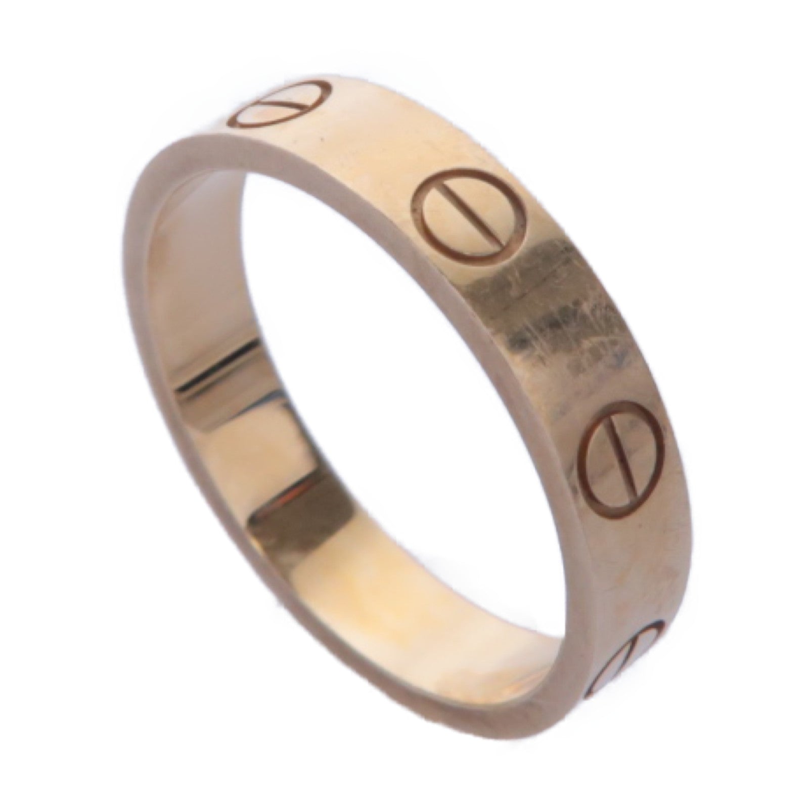 CARTIER 18K玫瑰金Wedding Ring戒指Cartier#50/US#5.25