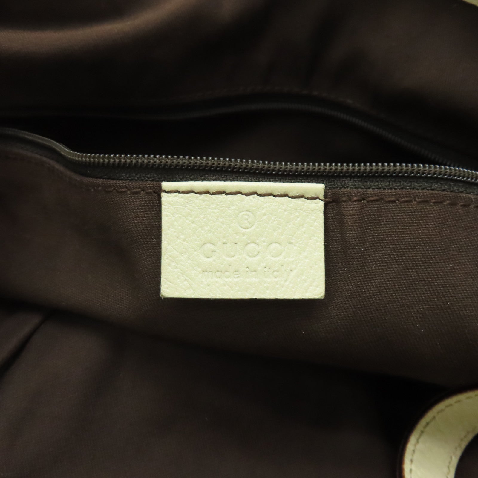 GUCCI 【激減優惠】帆布Shoulder Bag金扣肩背袋啡色