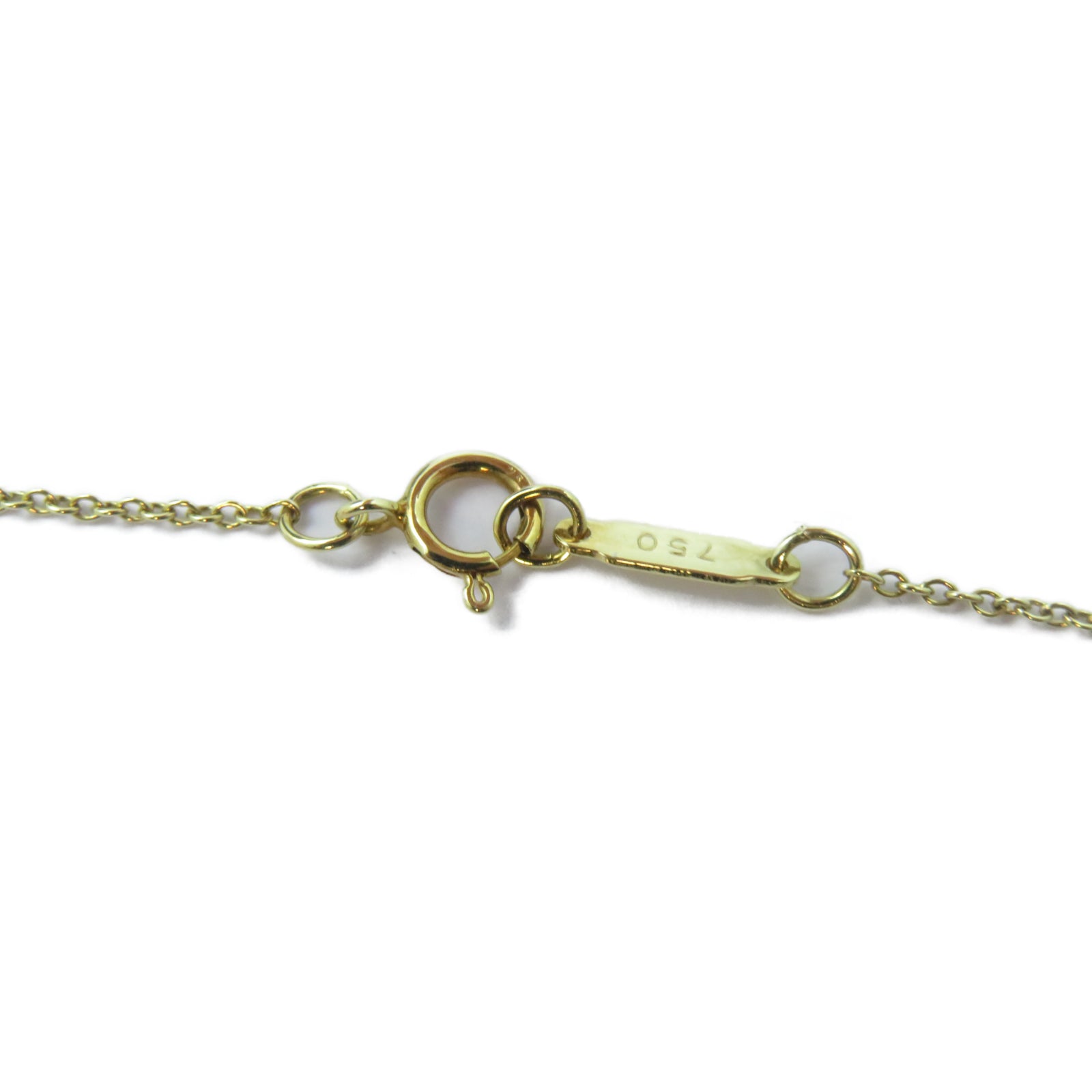 TIFFANY＆CO 18K黃金Heart Diamond Neckalce鑽石項鍊