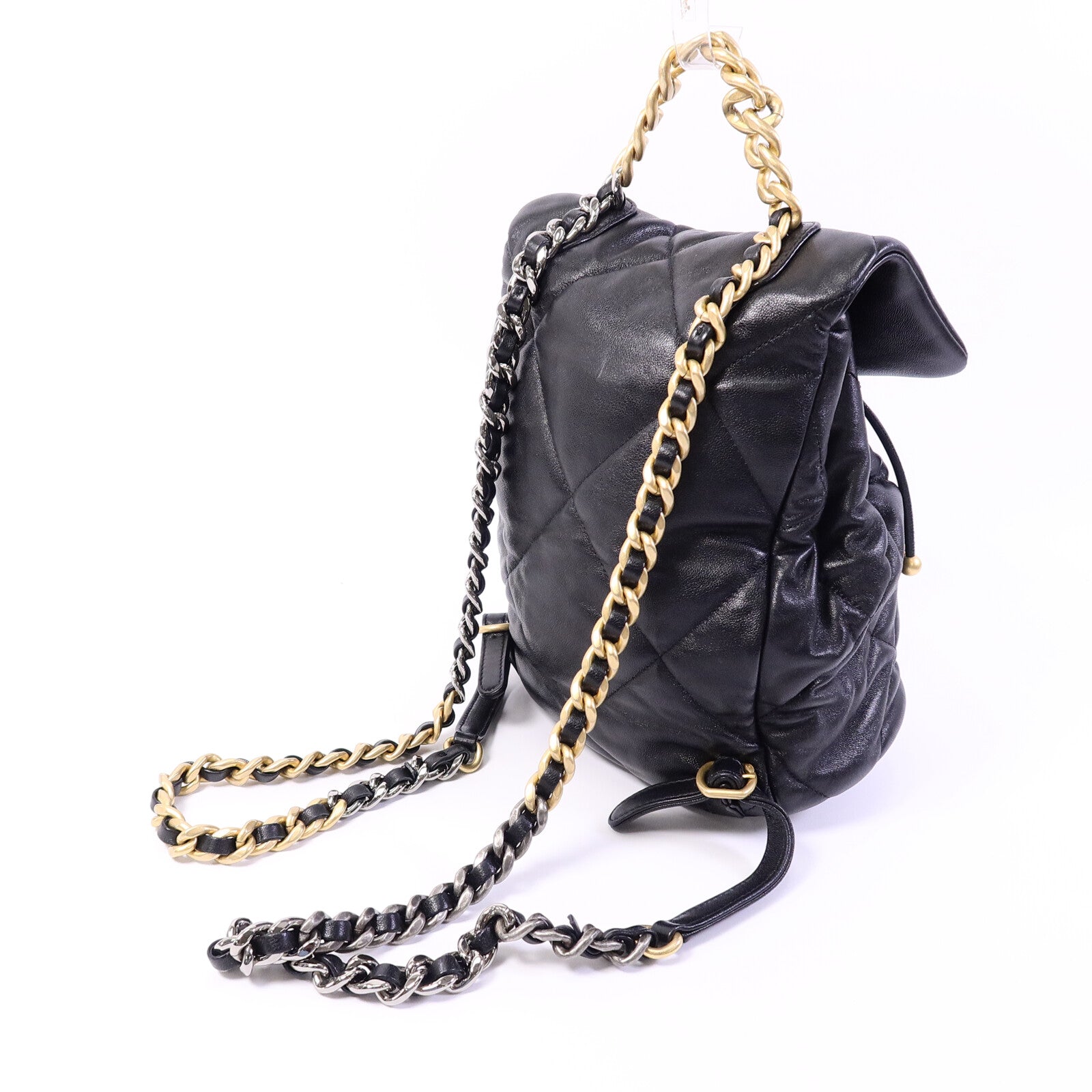 CHANEL 羊皮皮革Chanel 19 Backpack背包