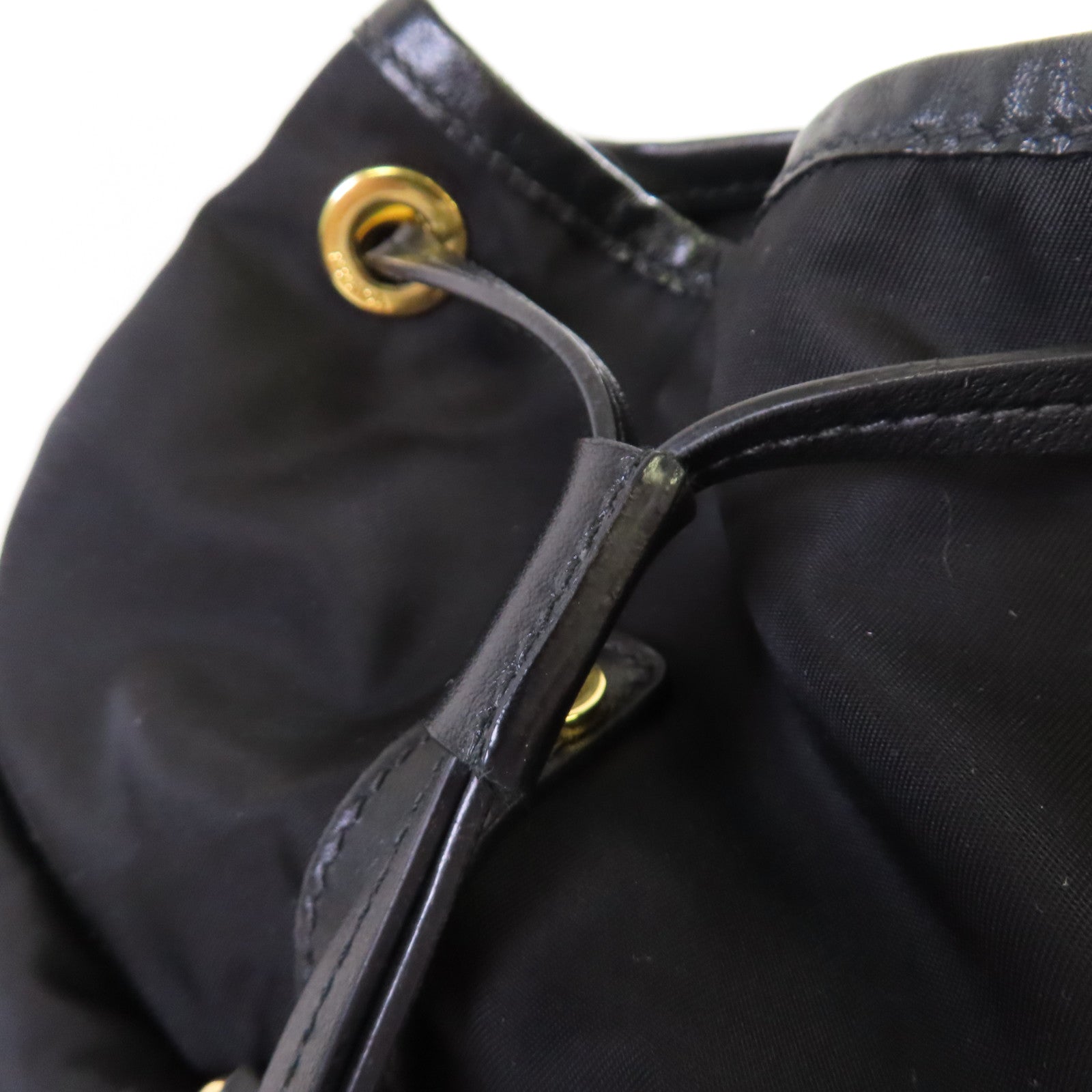 PRADA 尼龍Small Re-Nylon Backpack金扣背包黑色
