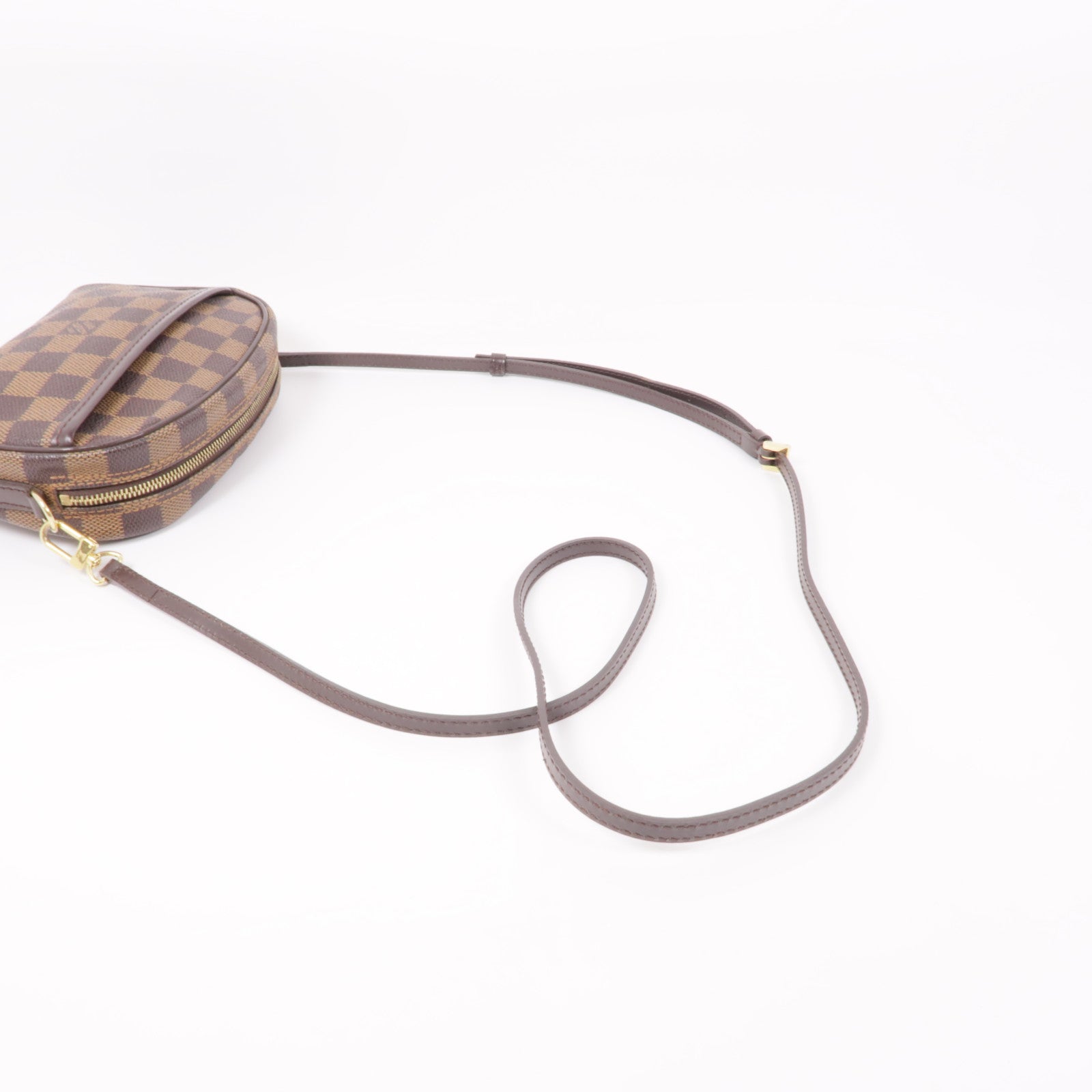 LOUIS VUITTON 【激減優惠】Damier Pochette Ipanema金扣肩背袋
