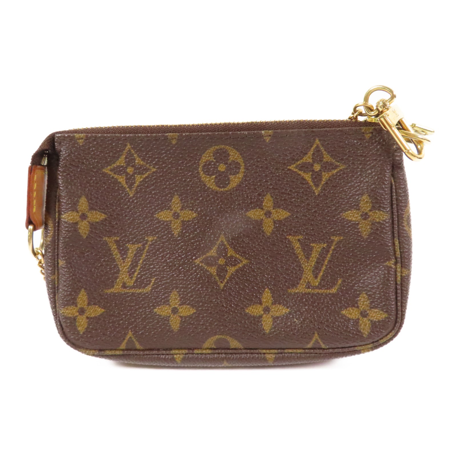 LOUIS VUITTON LV GHW Mini Pochette Accessoires Handbag M58009 Monogram Brown