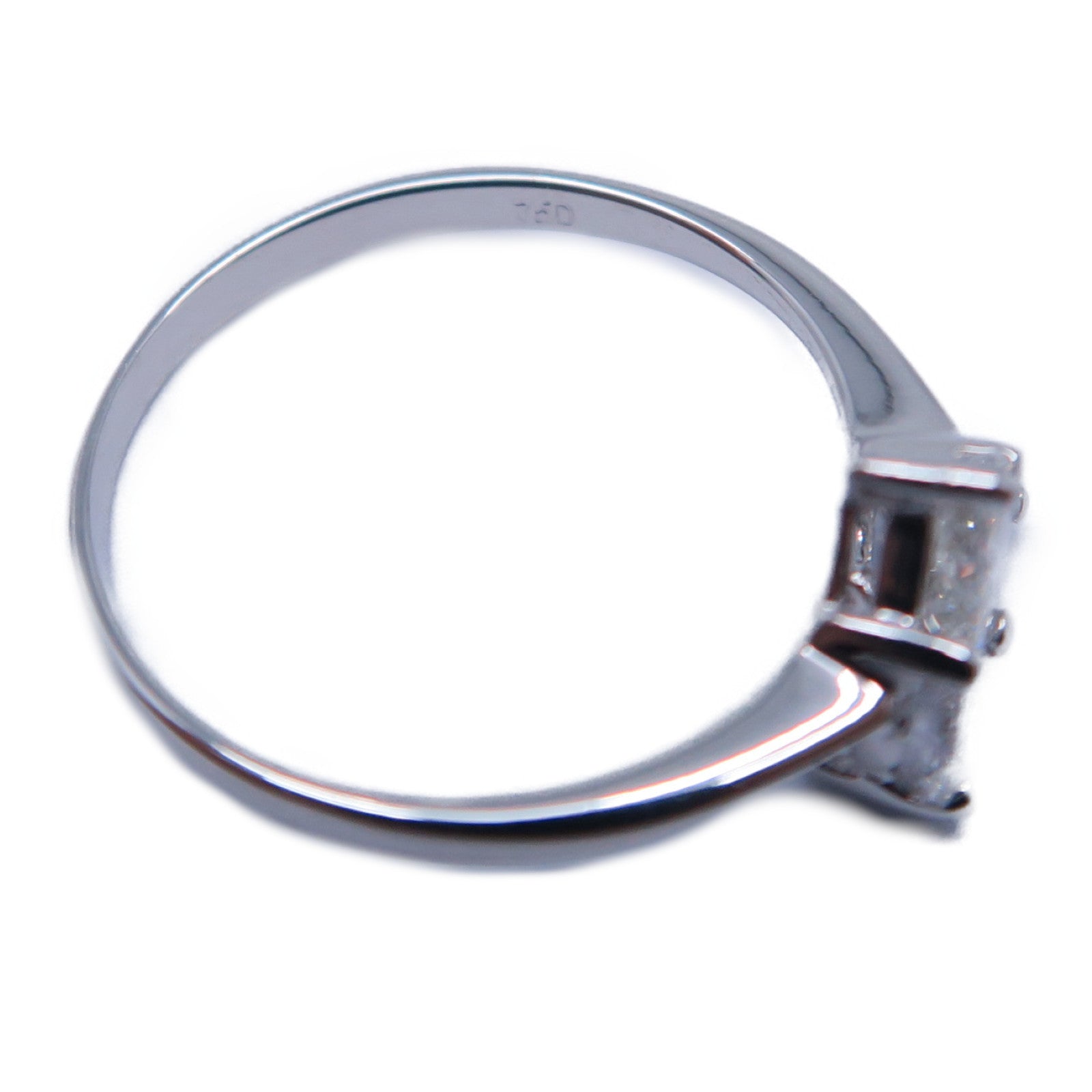 JEWELRY 【激減優惠】18K白金Heart Ring 0.82ct鑽石戒指US#5.5