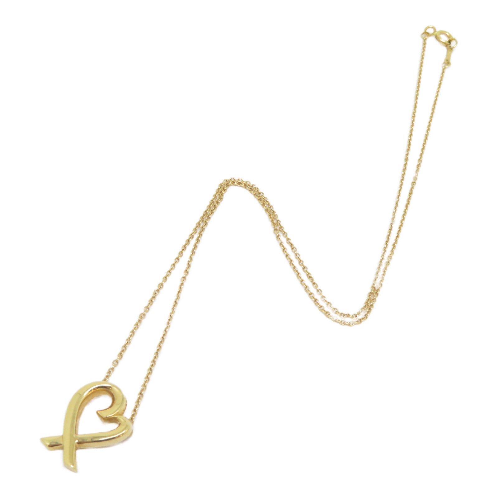 TIFFANY＆CO 18K黃金Loving Heart Necklace項鍊