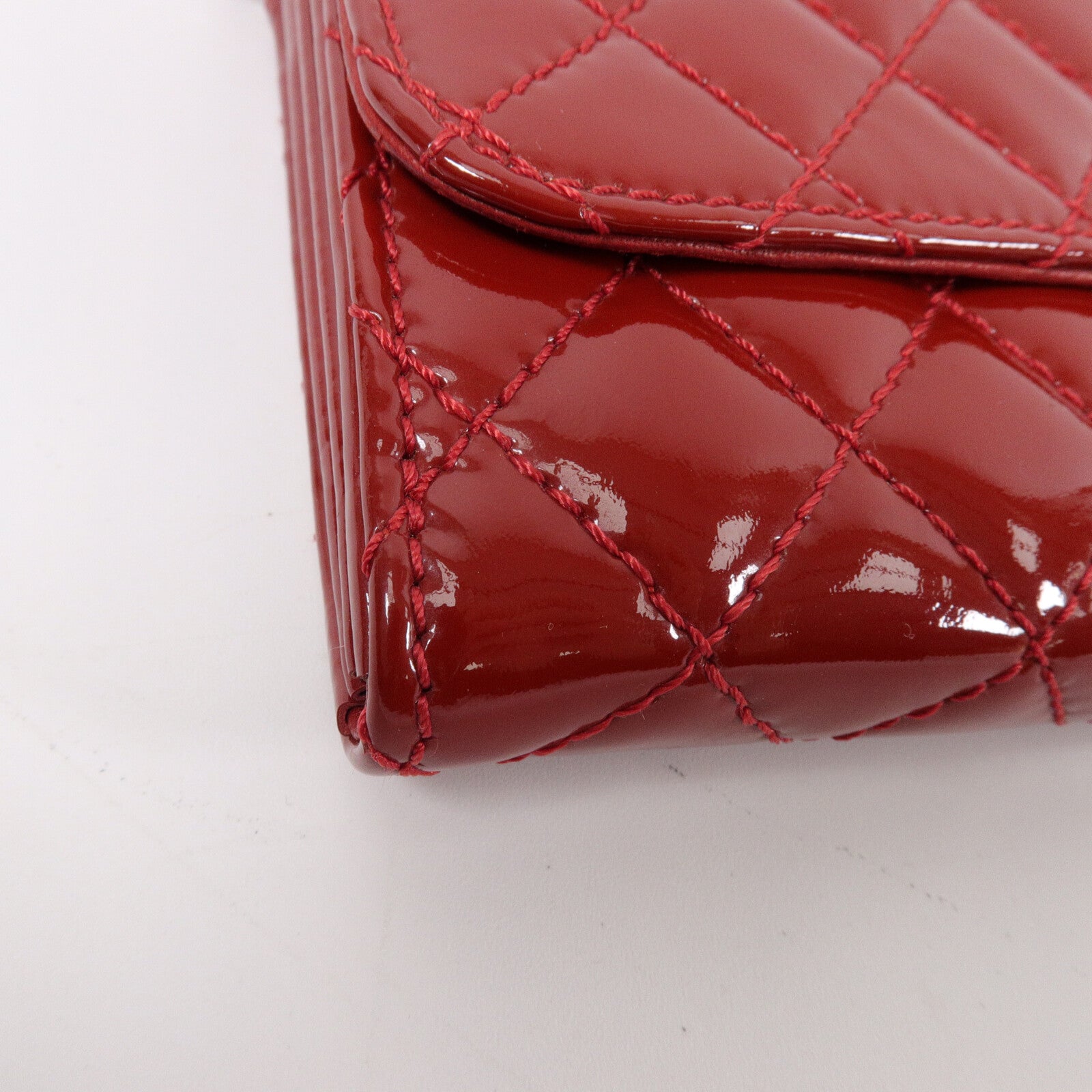 CHANEL 漆皮皮革Chain Shoulder鏈帶肩背袋