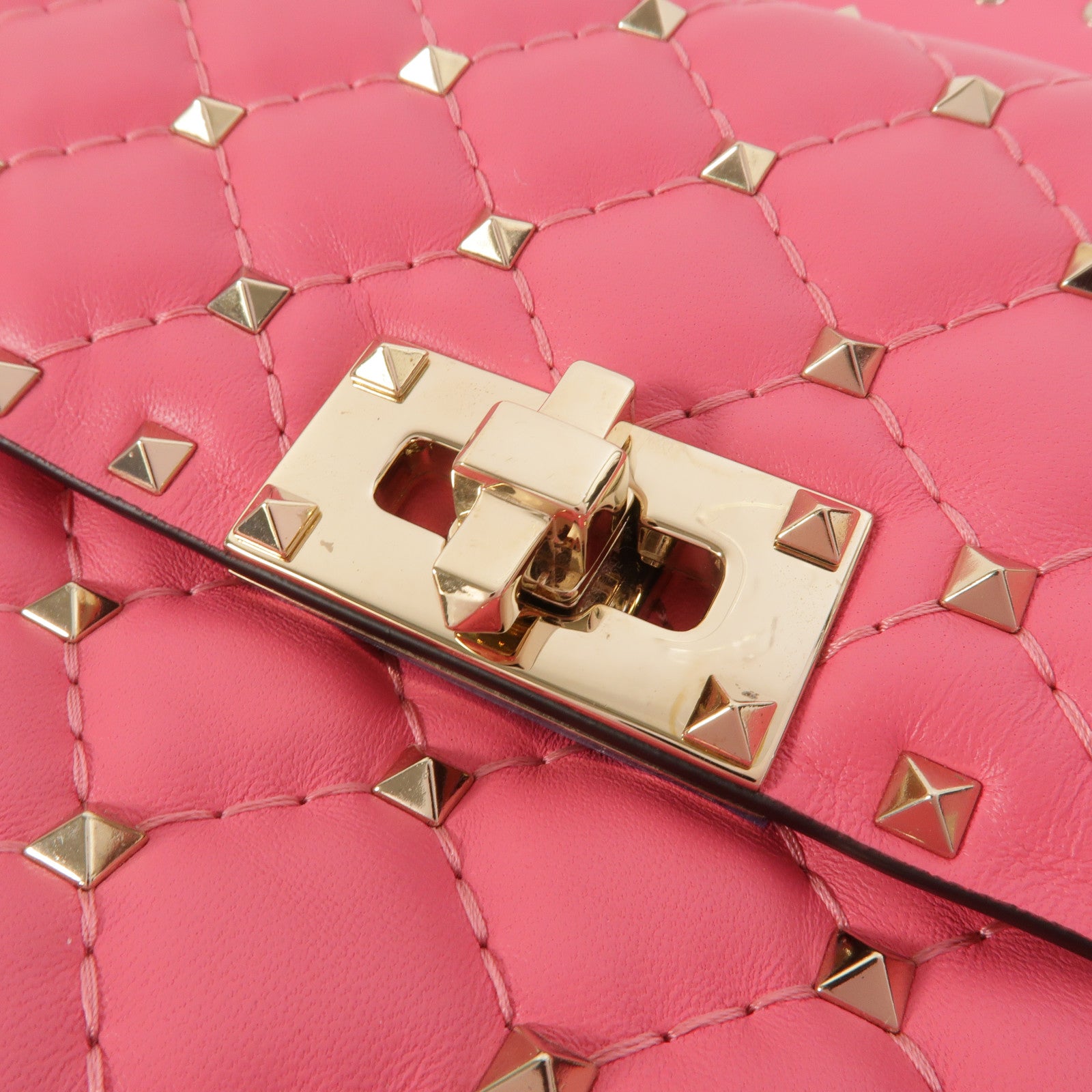 Valentino 牛皮皮革Rockstud Spike手挽肩背兩用袋
