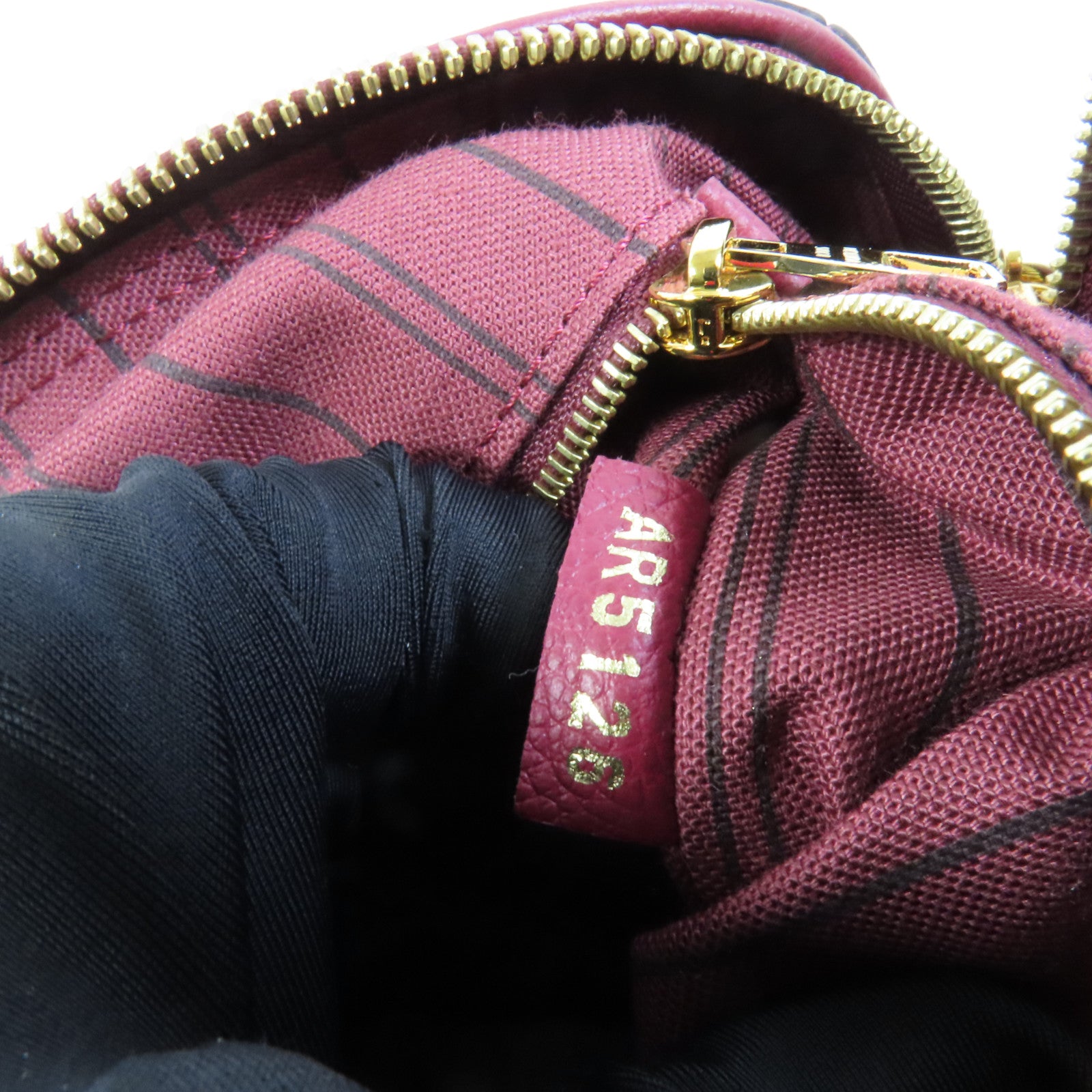 LOUIS VUITTON 【激減優惠】Monogram Empreinte Speedy Bandouliere 25金扣手挽肩背兩用袋