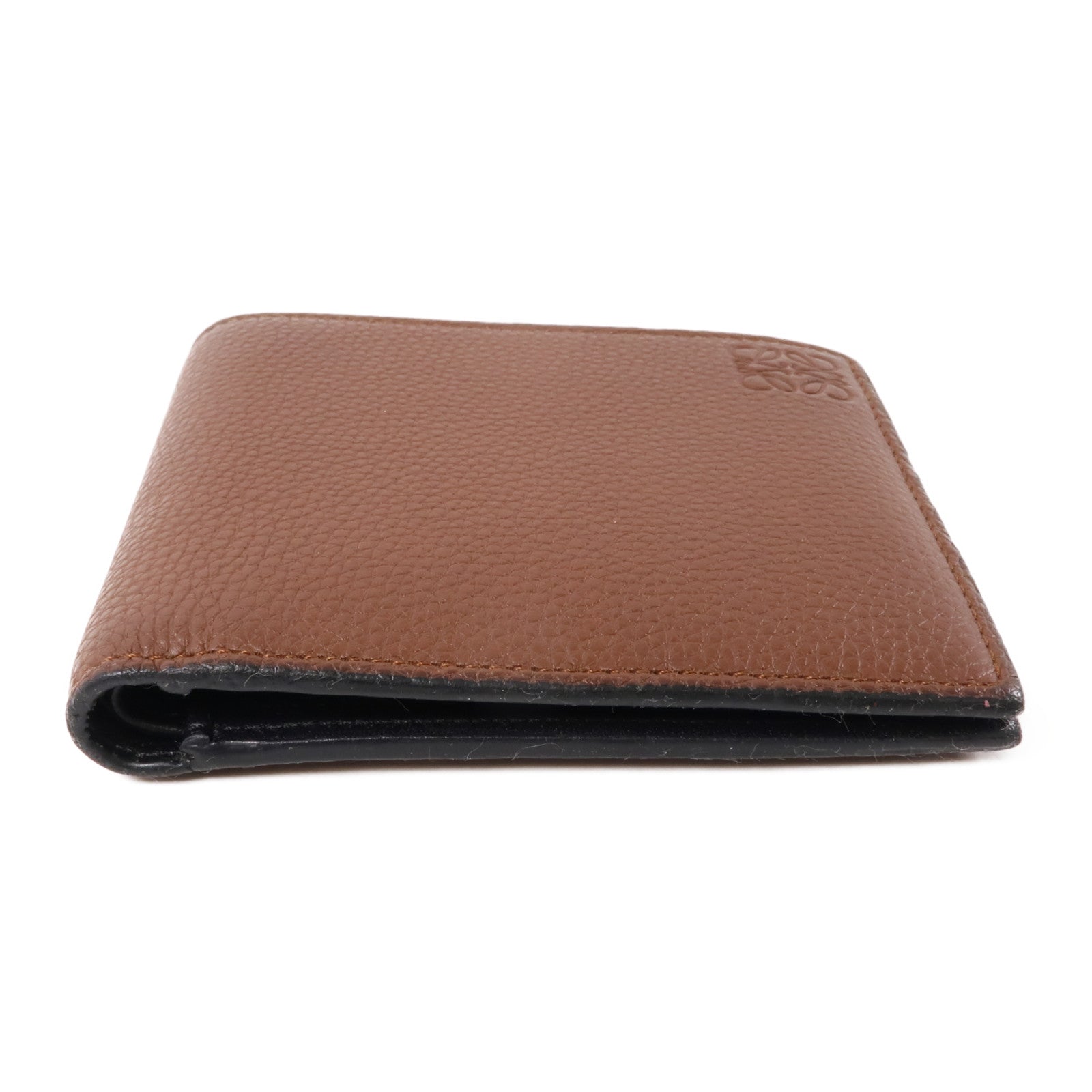 LOEWE 牛皮皮革Wallet錢包棕色