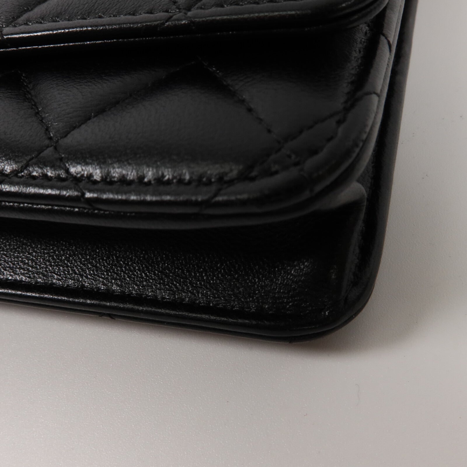 CHANEL 羊皮皮革WOC Wallet On Chain鏈帶肩背袋