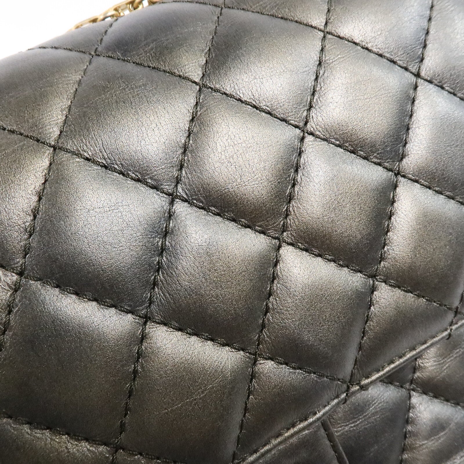 CHANEL 牛皮皮革2.55 Large鏈帶肩背袋